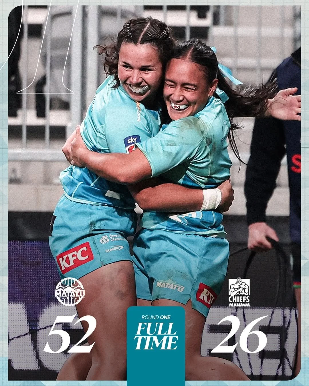 MATCH REPORT: Matatū shine in front of record-breaking Christchurch crowd for Aupiki season opener against Chiefs Manawa&nbsp;