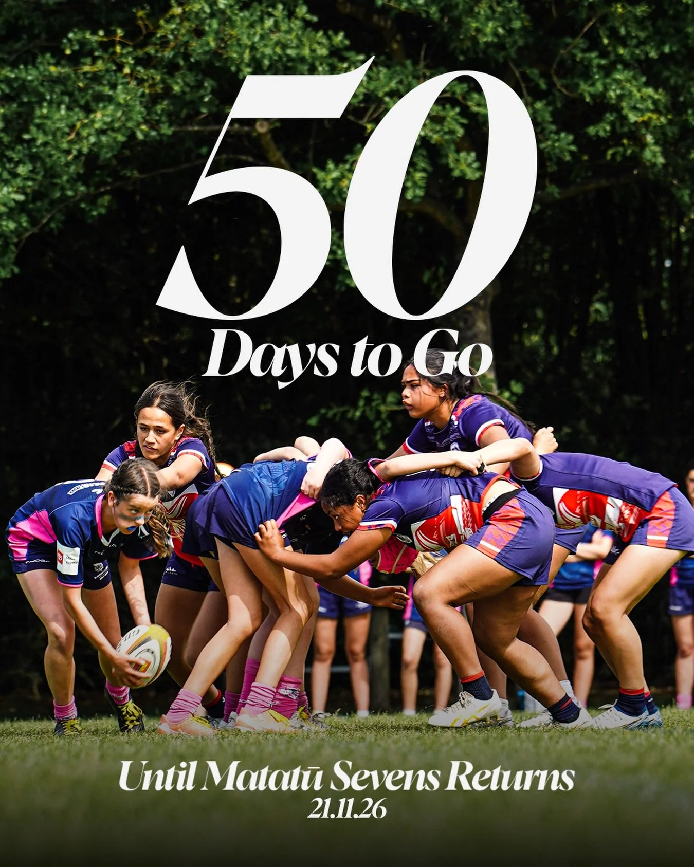 50 Day to Go until an ACTION-PACKED day of Matatū Sevens returns for another year!