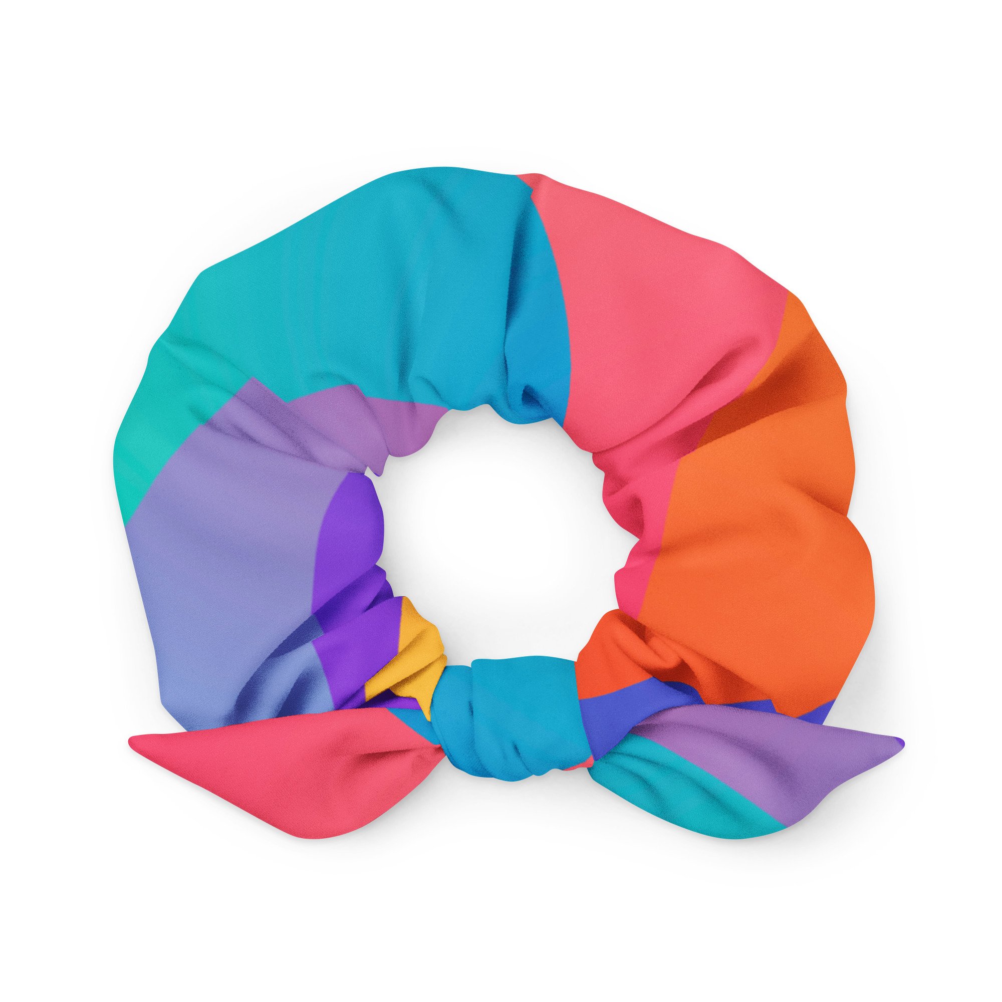 Recycled Hair Scrunchie Front
