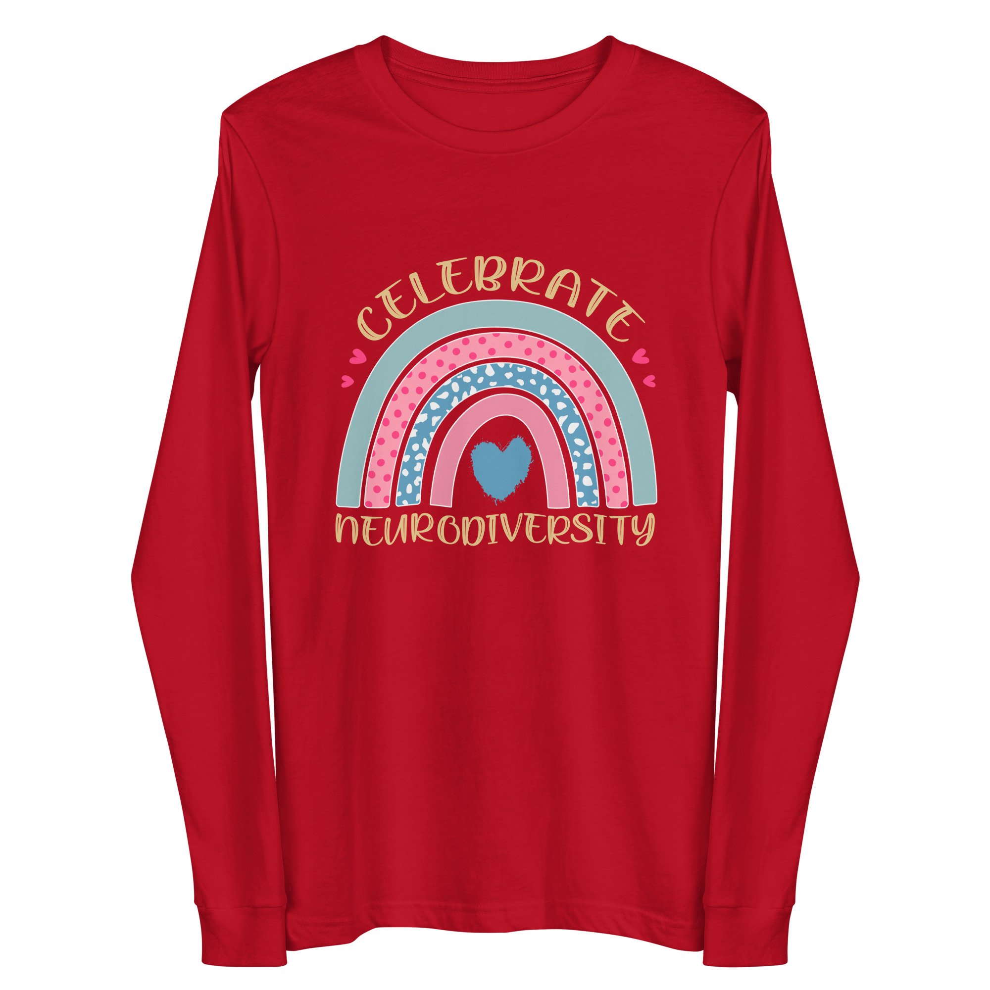 Unisex Long Sleeve Tee Red