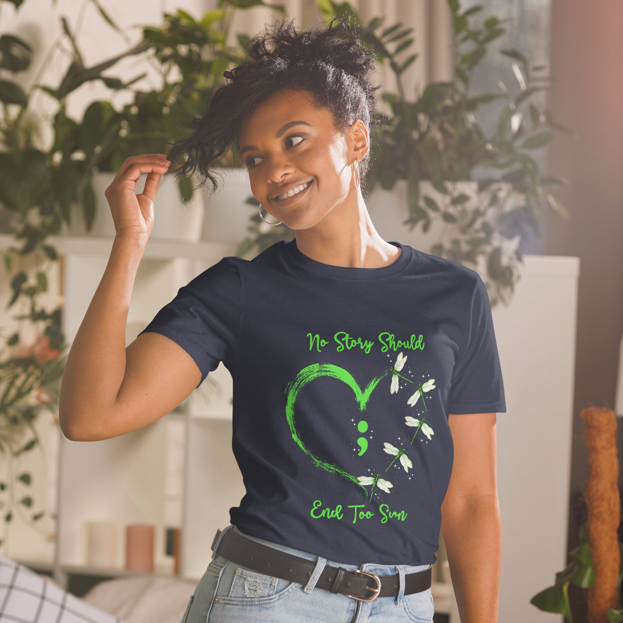 Short-Sleeve Unisex T-Shirt Navy
