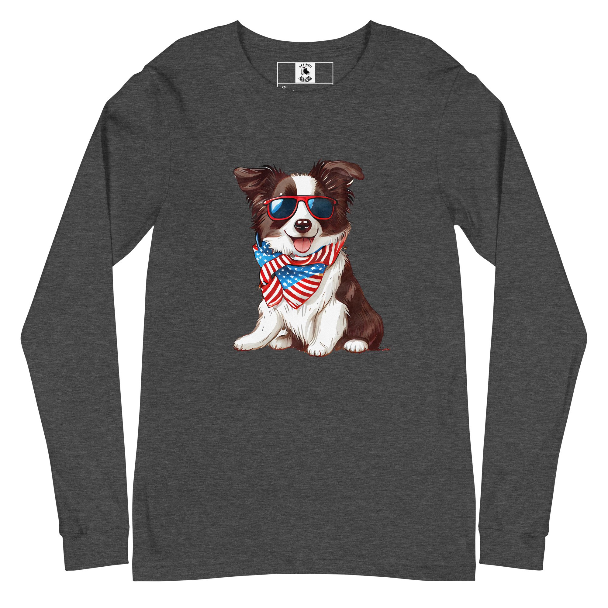 Unisex Long Sleeve Tee Dark Grey Heather