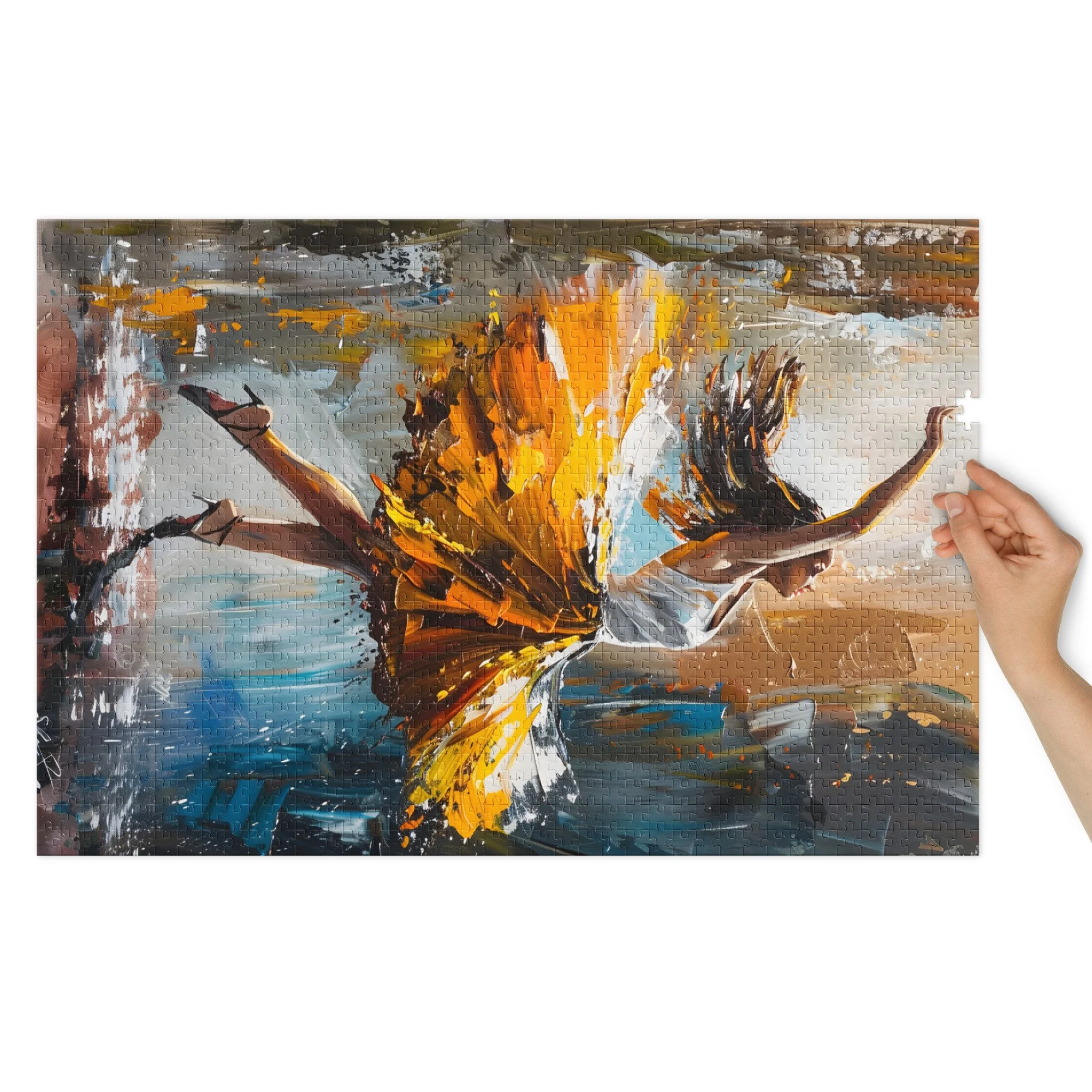 Jigsaw Puzzle with Tin