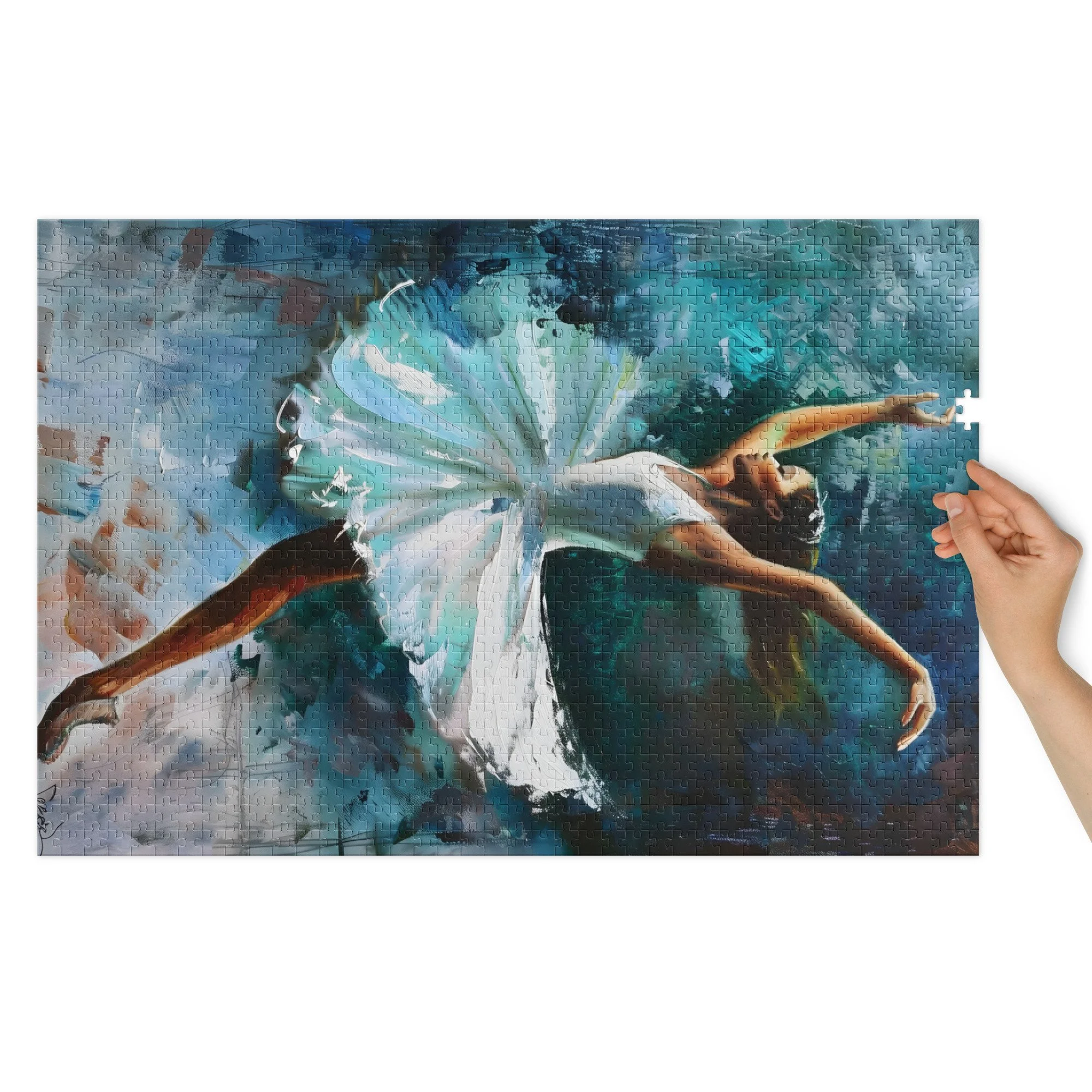 Jigsaw Puzzle with Tin