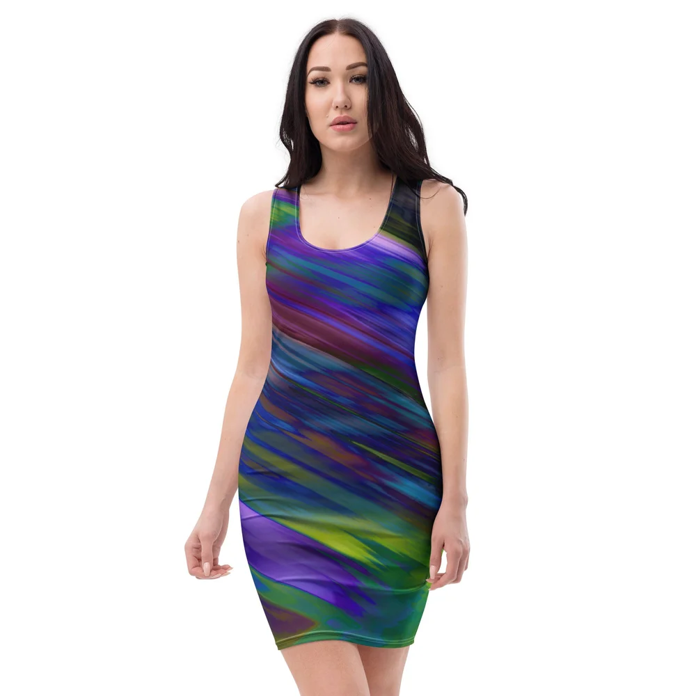 over the knee bodycon dress Women's elegantly skims the figure SunSoak Peach A-line party dress SIZE:16.5