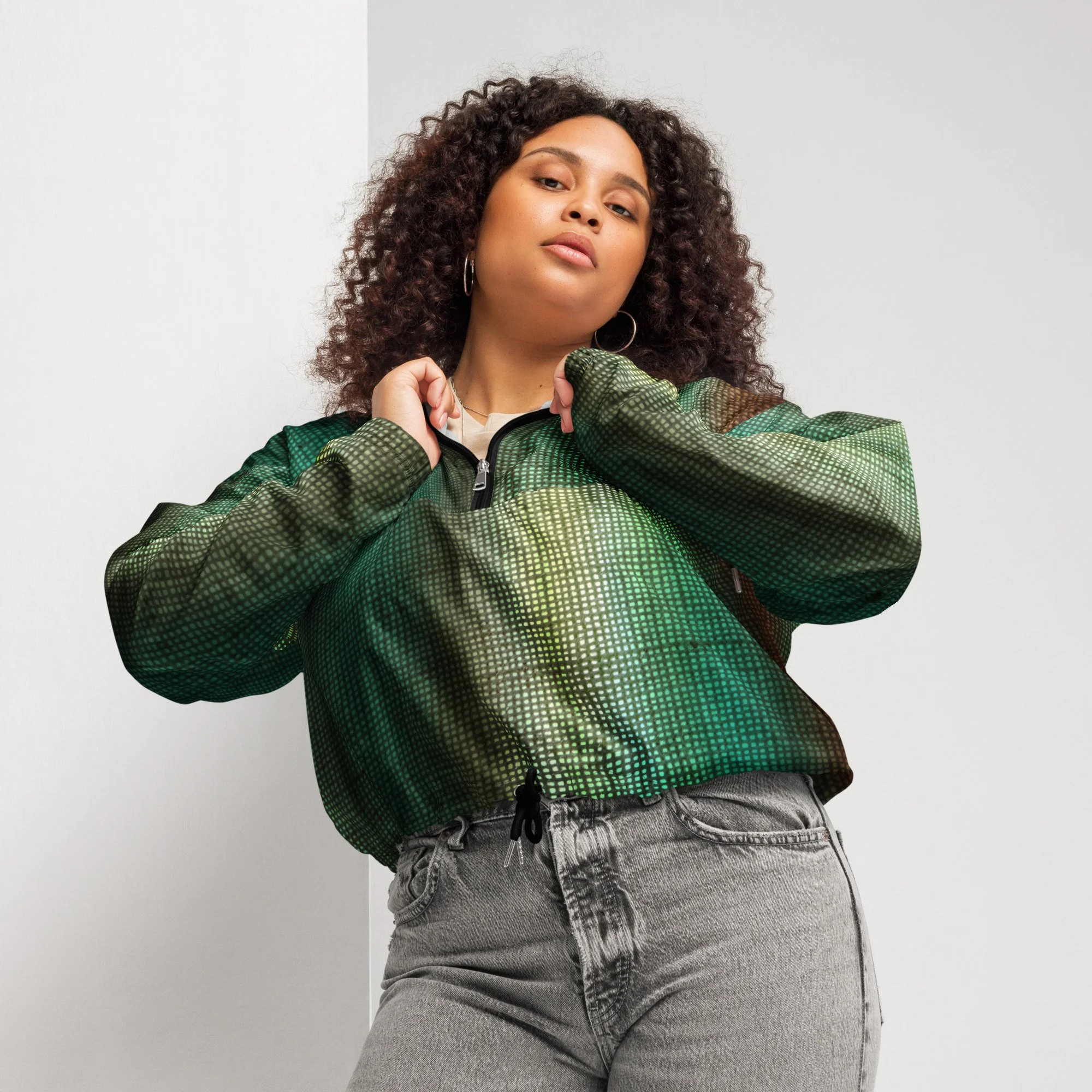 Women’s Cropped Windbreaker
