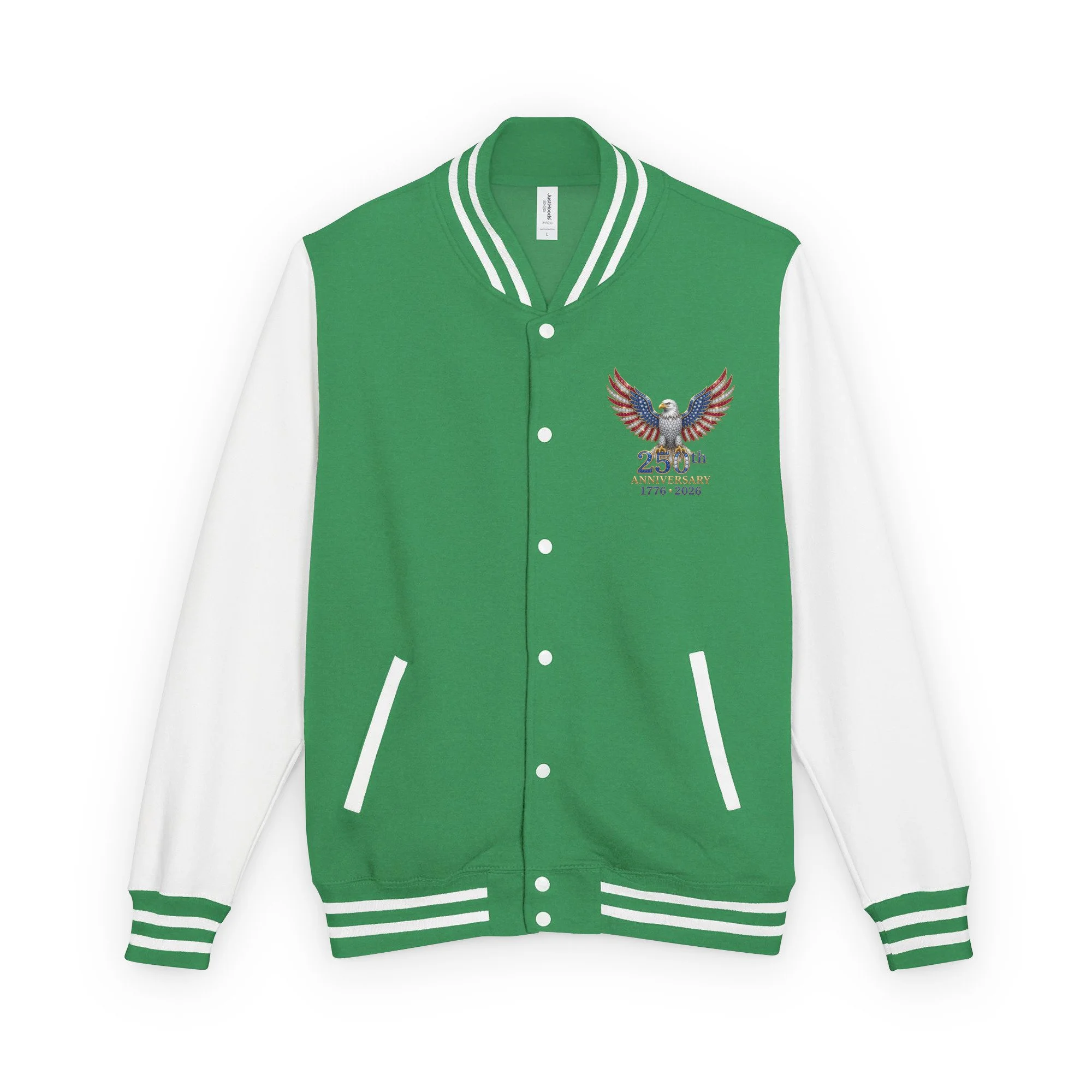 unisex-heavyweight-letterman-jacket-kelly-green-arctic-white-front-6a307afd08463.jpg