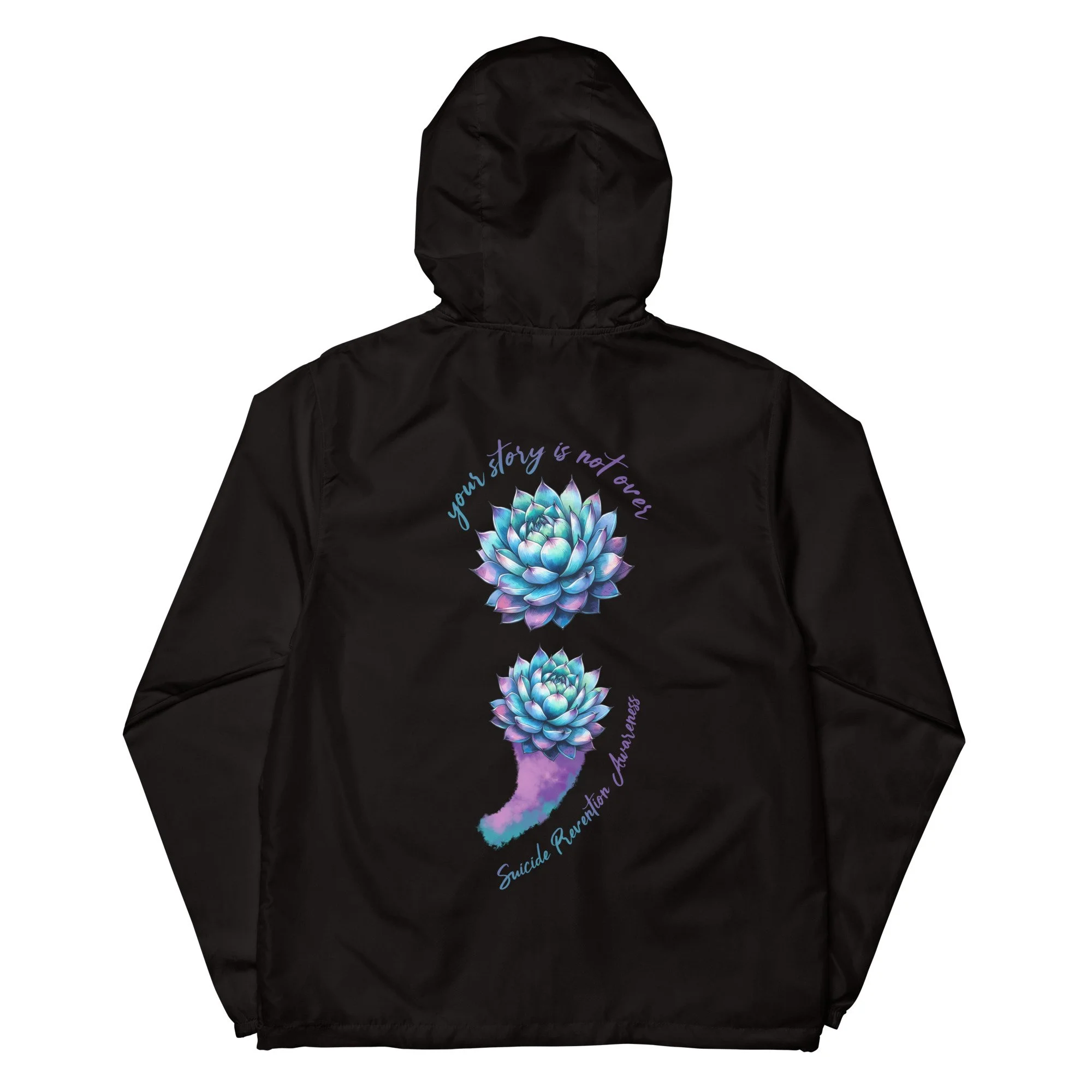 Unisex Lightweight Zip Up Windbreaker