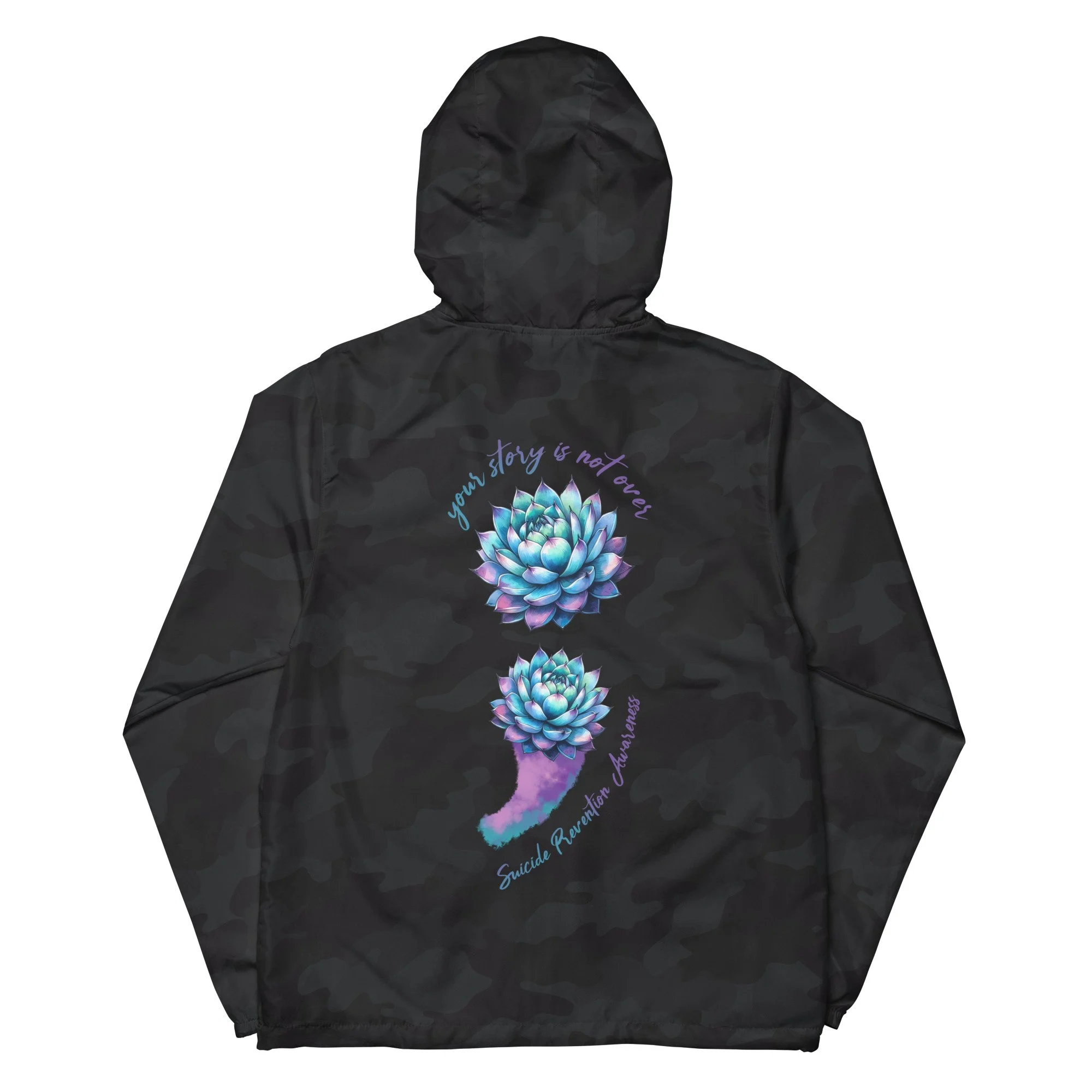 unisex-lightweight-zip-up-windbreaker-black-camo-back-6a87977f6059d.jpg