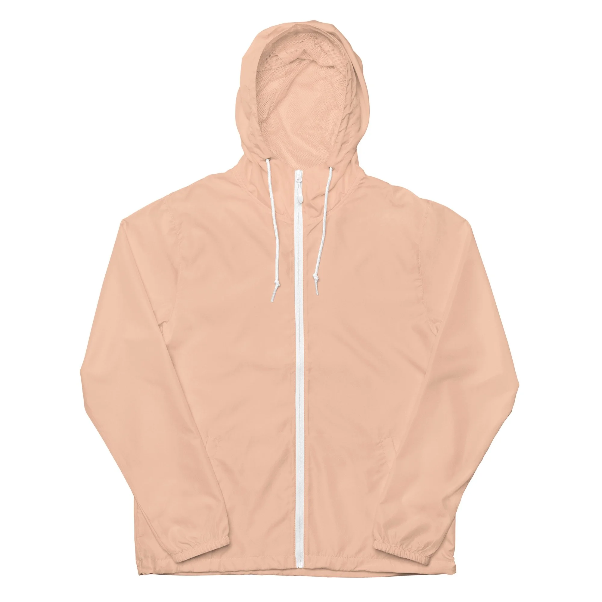 unisex-lightweight-zip-up-windbreaker-blush-white-zipper-front-6a87977f60eb6.jpg