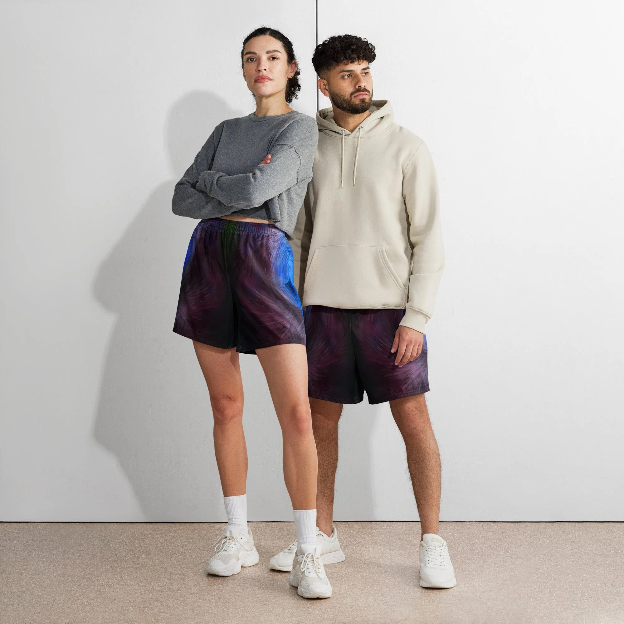 Unisex Recycled Athletic Long Shorts
