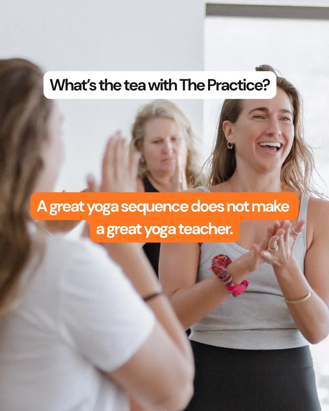 SKILL &amp; SELF* BABY *(self, Self /Spirit + Soul). This is the lens we&rsquo;ll be exploring teaching through at The Practice: a 3-night immersion for Yoga Teachers.
Part craft. Part self-inquiry. Getting in the ring, trying shit on and plenty of t