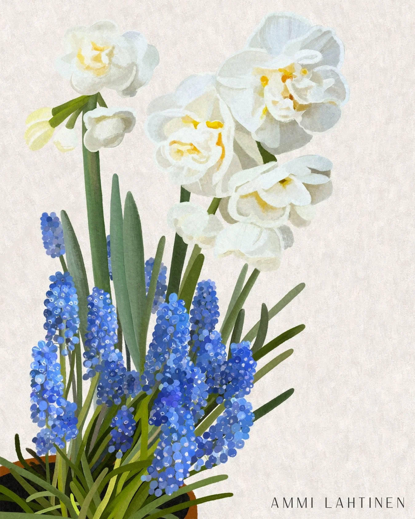 Iloista p&auml;&auml;si&auml;isen aikaa! 😊

~

Happy Easter! 😊

#ammilahtinen #digikuvitus #kukkakuvitus #p&auml;&auml;si&auml;inen