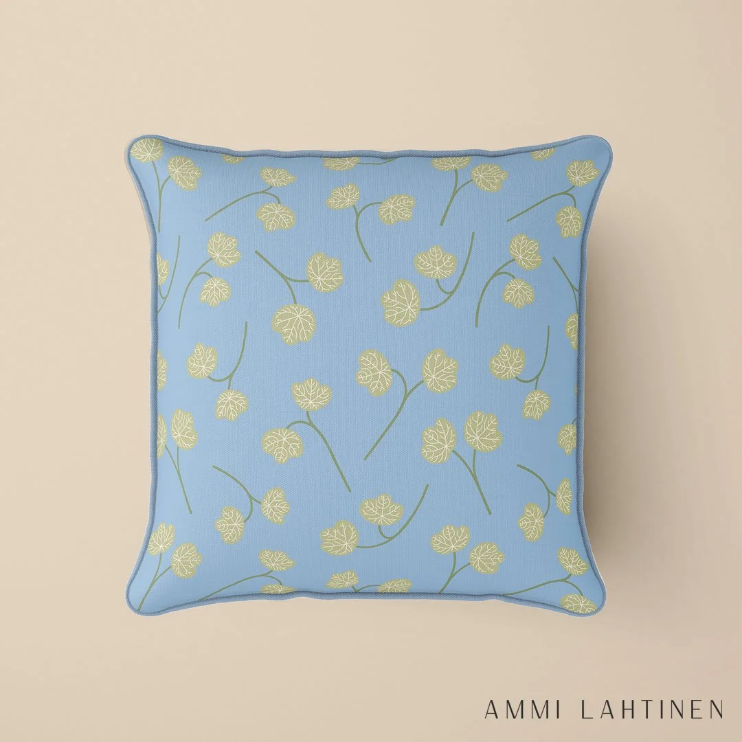 nature-themed pattern by designer Ammi Lahtinen