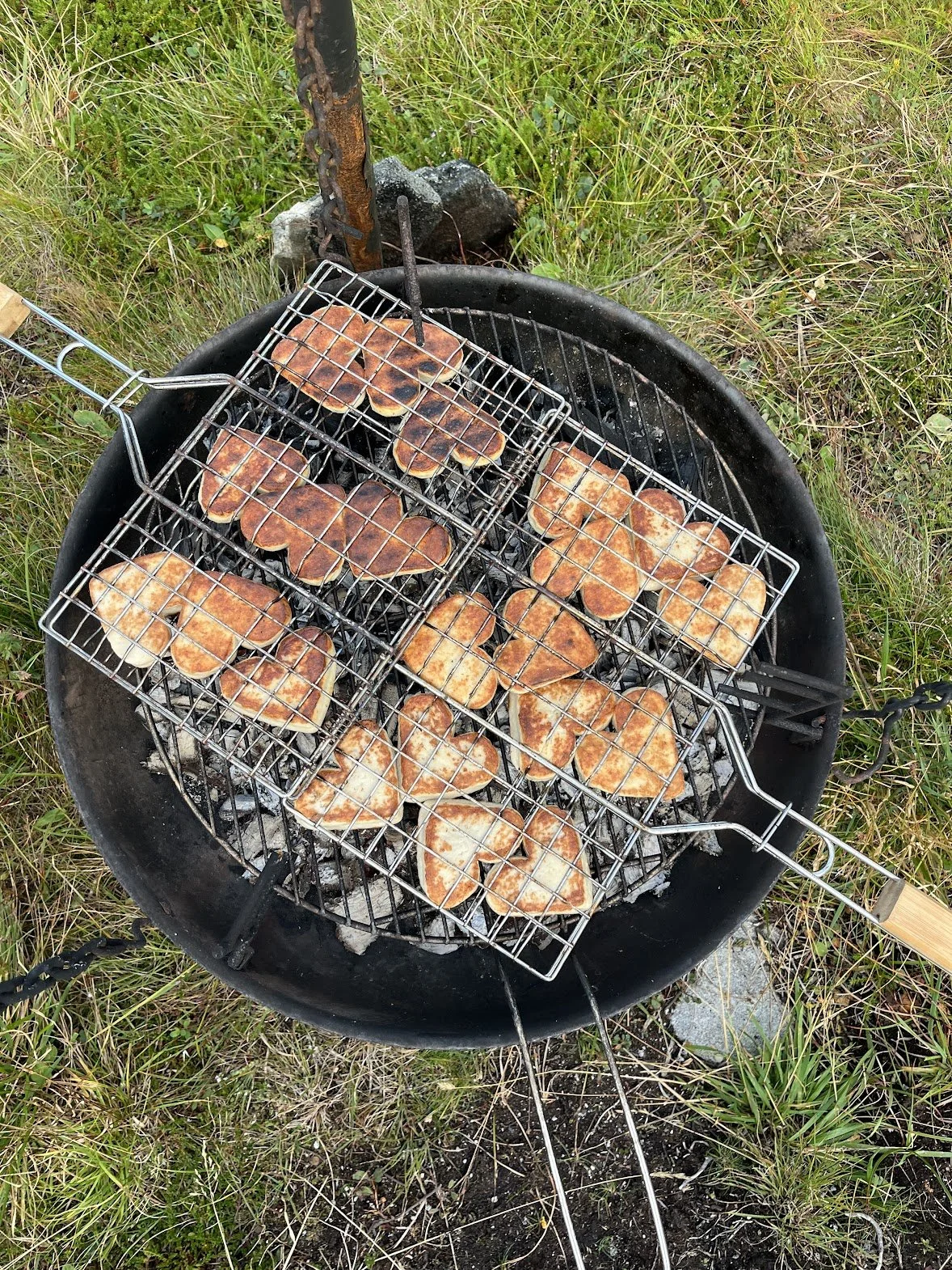 Fish cakes on the grill Foto M Bjørnson.jpeg