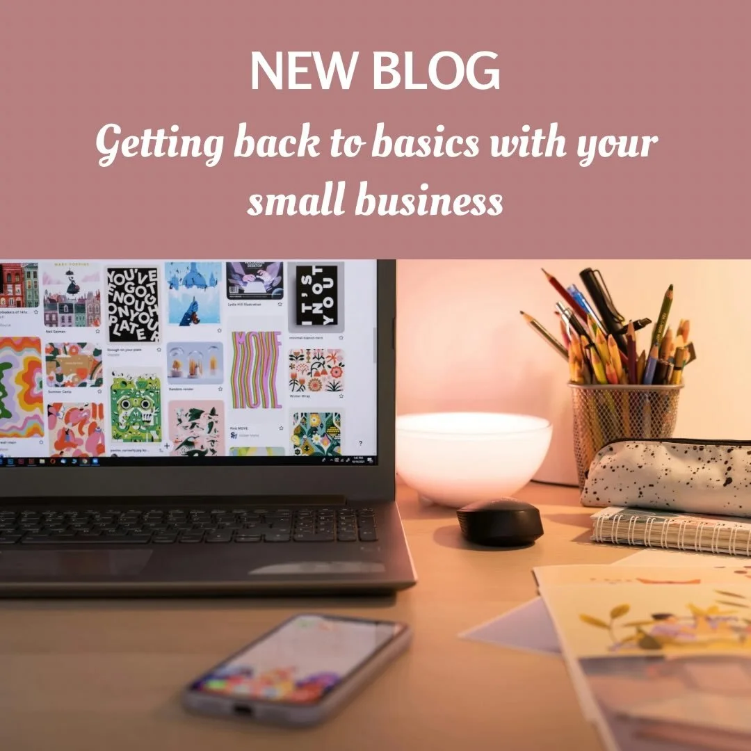 ✨NEW BLOG POST✨ | Getting back to basics with your small business
 
&ldquo;Rather than being all over the place, spinning all the plates, we&rsquo;ll be focusing in on one area &ndash; marketing. Outsourcing doesn&rsquo;t mean giving up ownership. Th
