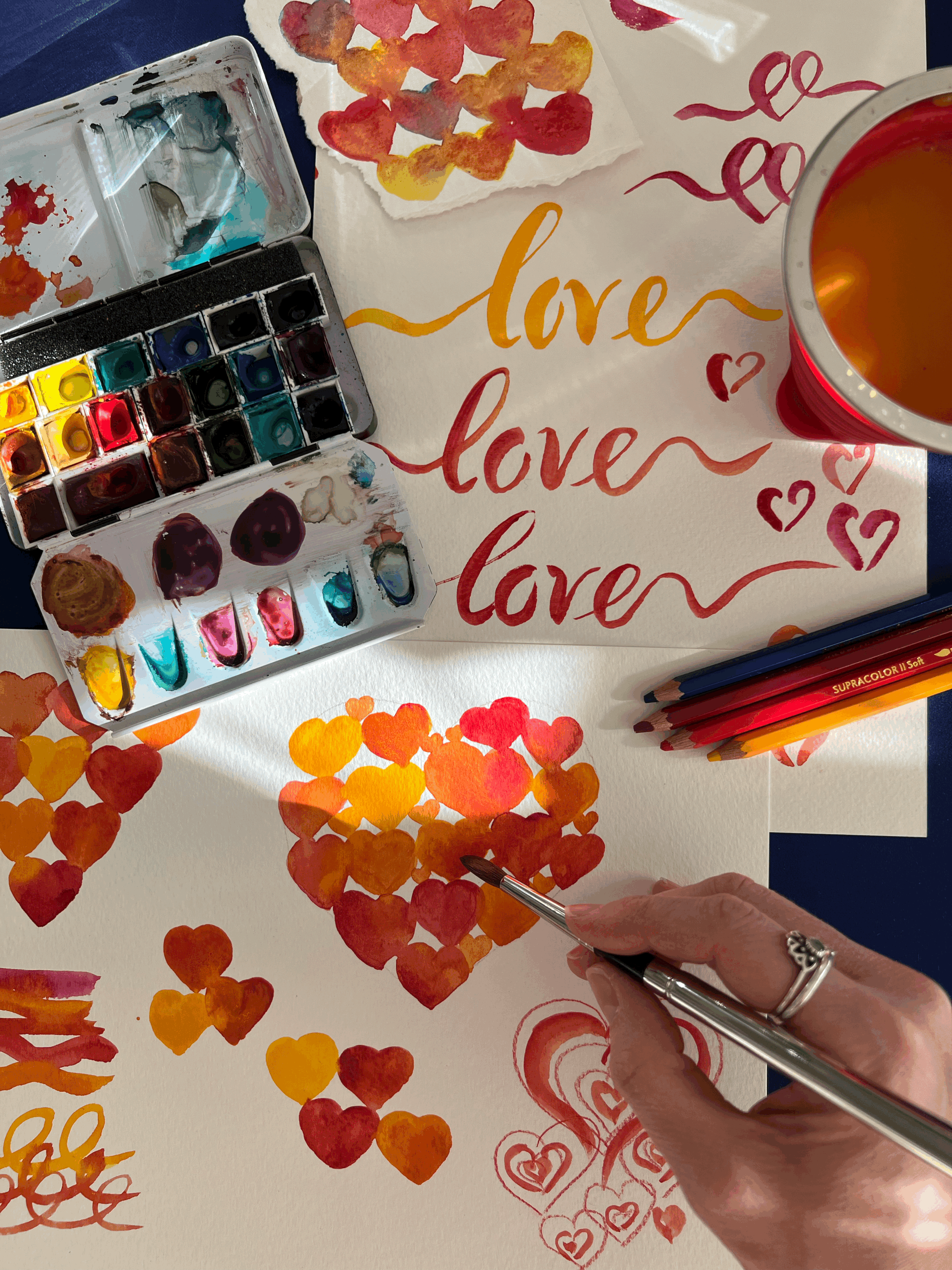 Atelier créatif: Cartes à l’aquarelle - Adultes (à partir de 10 ans)