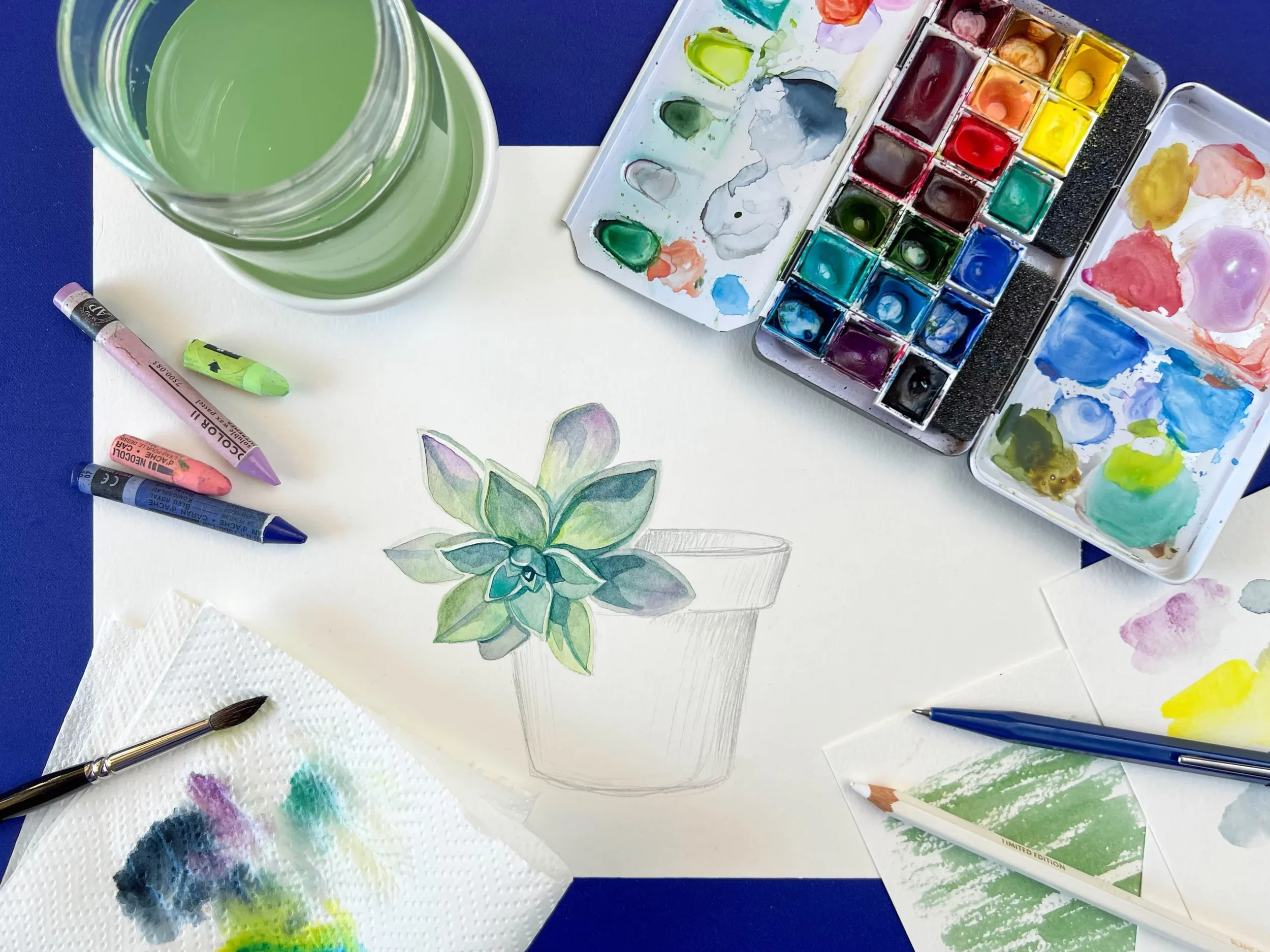 Cours "Découverte de l'aquarelle" - Niveau 2 - Culture & Rencontres