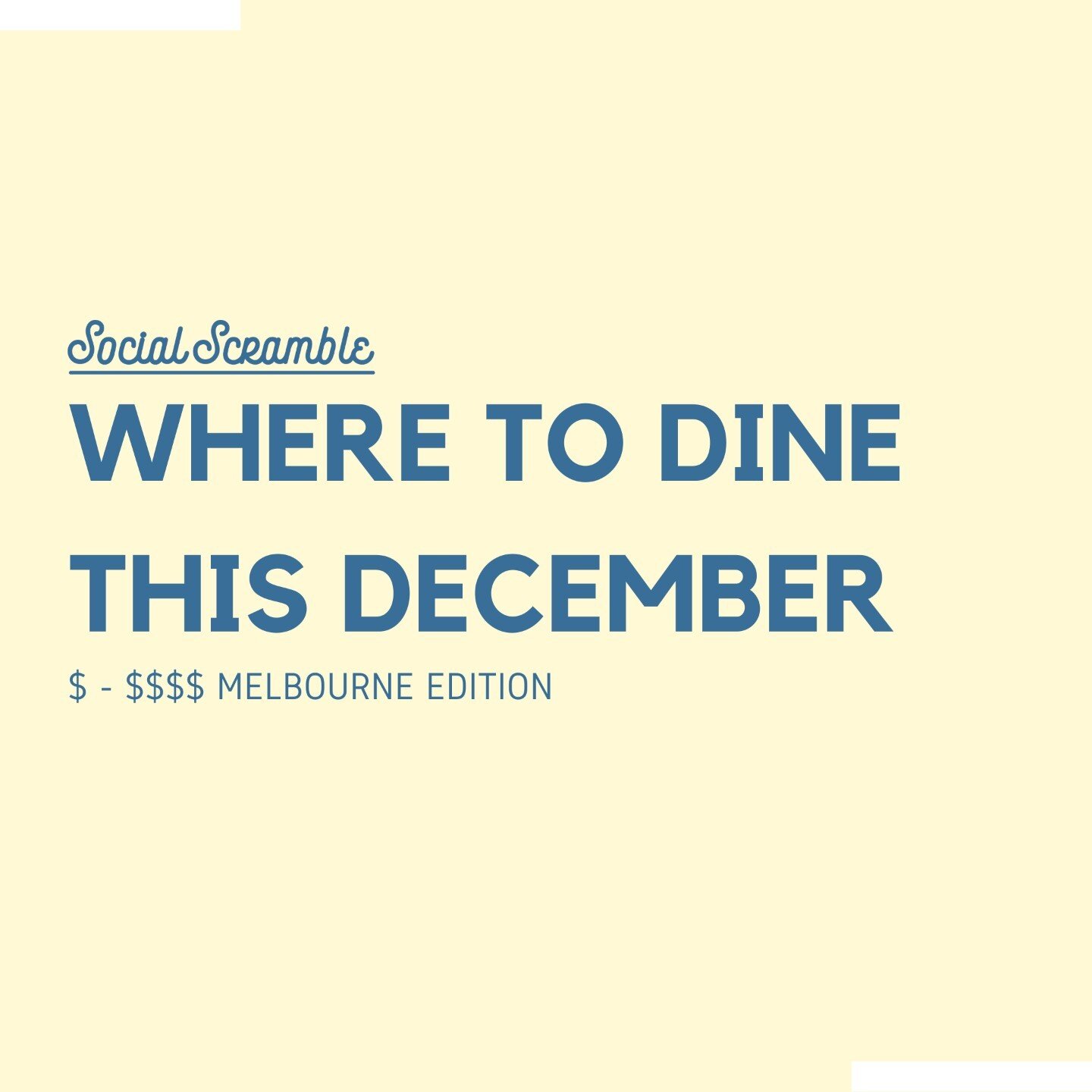 Need some restaurant recommendations for the holidays? We've got you covered! 

Four Melbourne venues, each one offering different types of cuisine with different price ranges. Take our advice &amp; thank us later! 😉 

-

#clientshoutout #clients #h