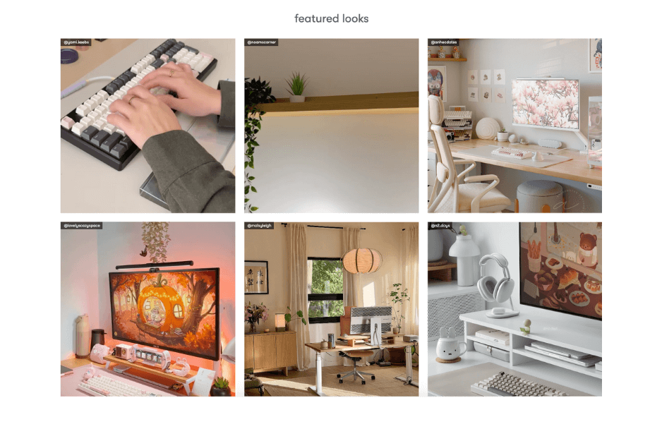 UGC Instagram feed on Osume storefront
