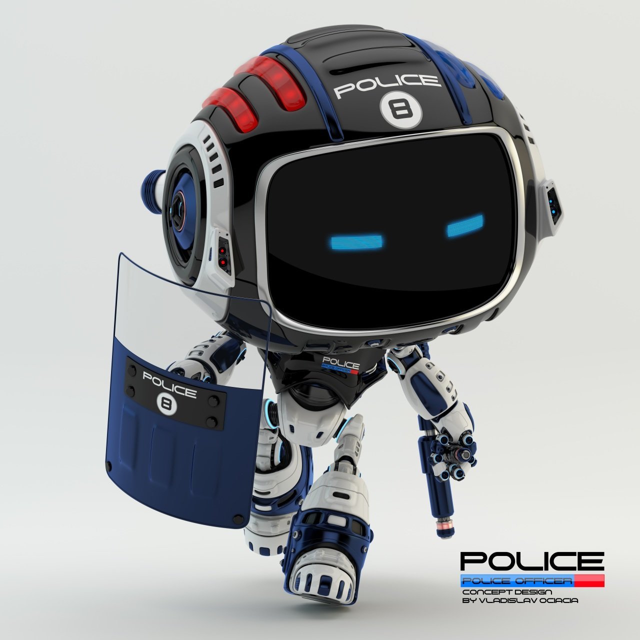 This was the inspiration for my own robot. I thought it was dynamic and interesting!