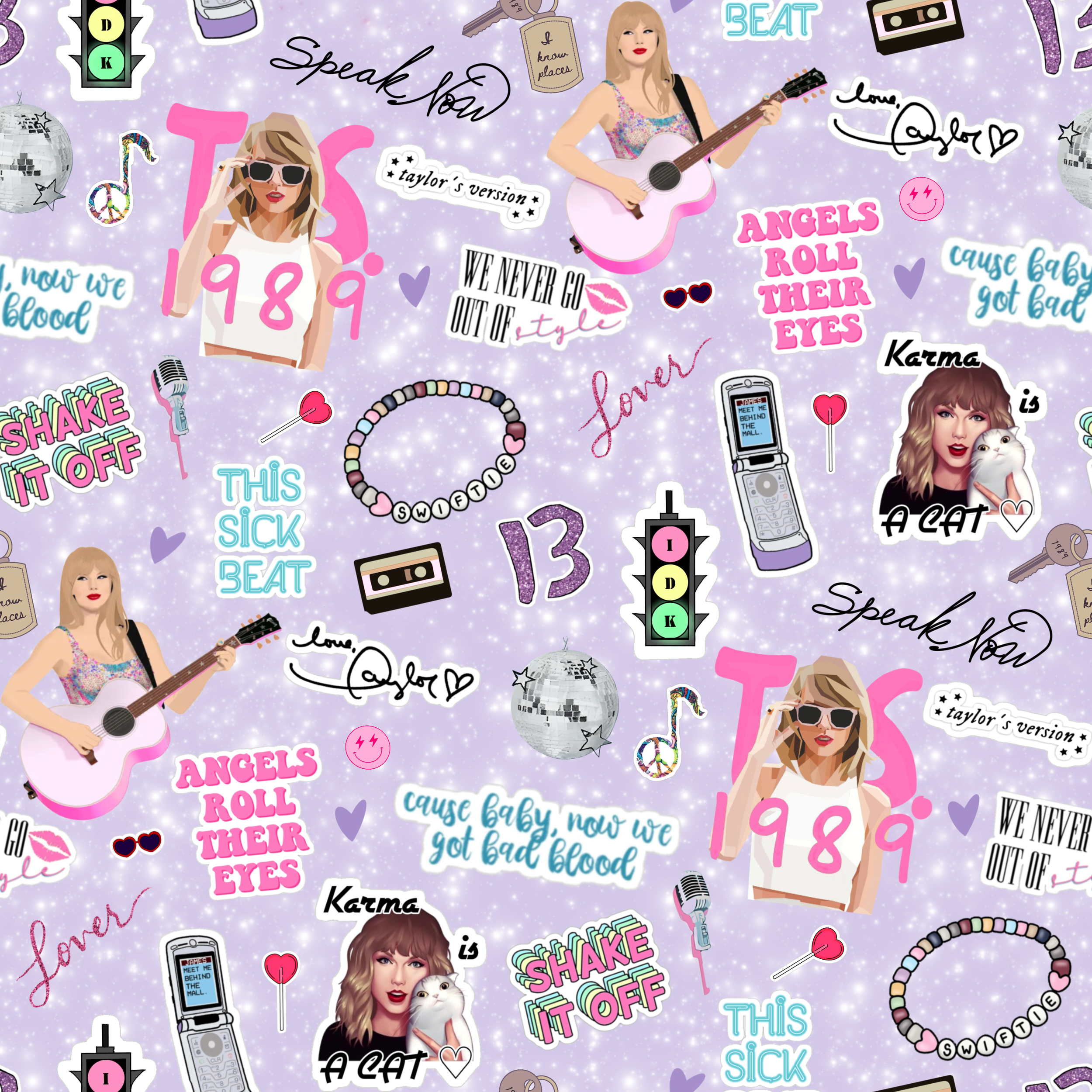 PREORDER - ROUND 30 - SCRUB TOP - 3186 TAYLOR SWIFT