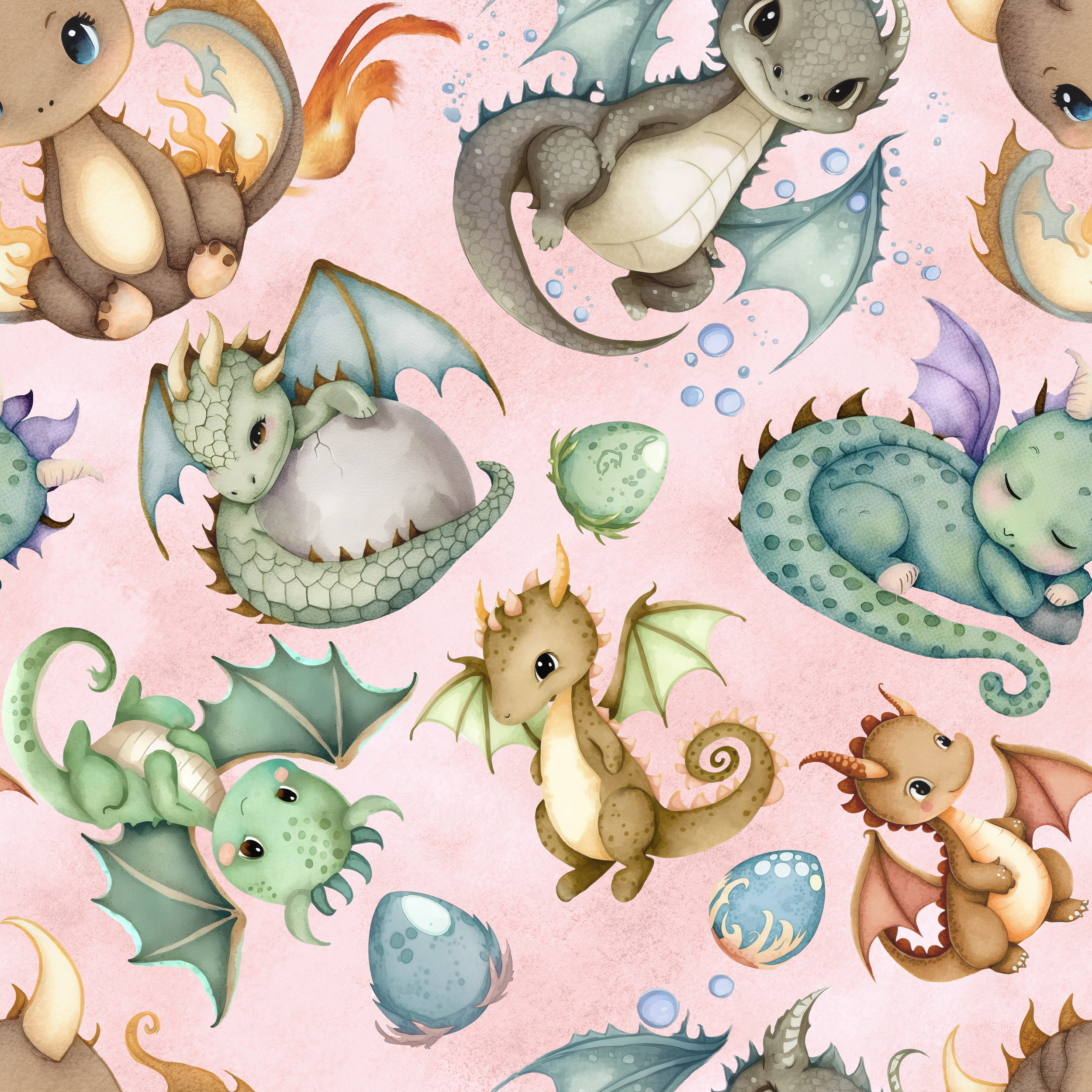 PREORDER - ROUND 30 - SCRUB TOP - 3112 DRAGONS