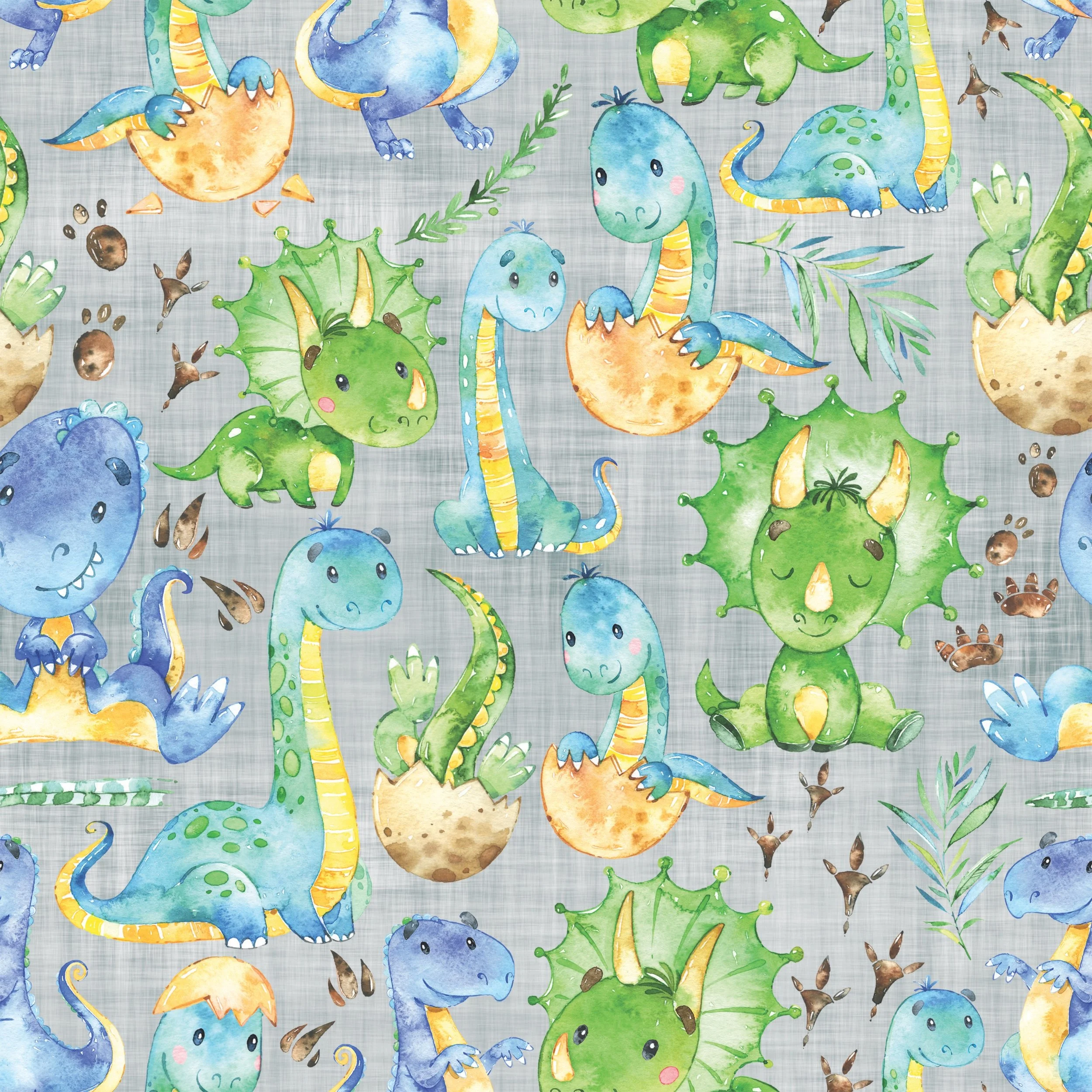 PREORDER - ROUND 30 - SCRUB TOP - 3160 DINOSAURS