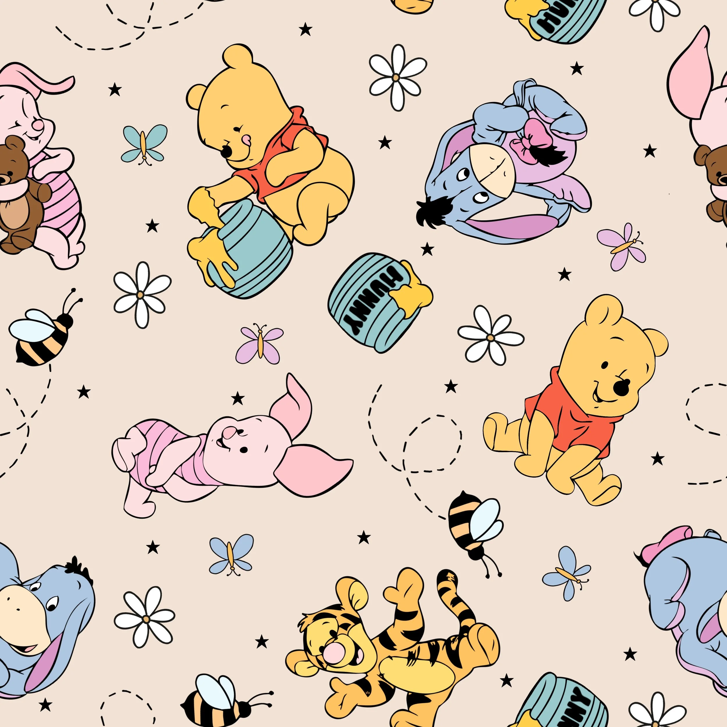 PREORDER - ROUND 31 - SCRUB TOP - 3217 BABY WINNIE CREW