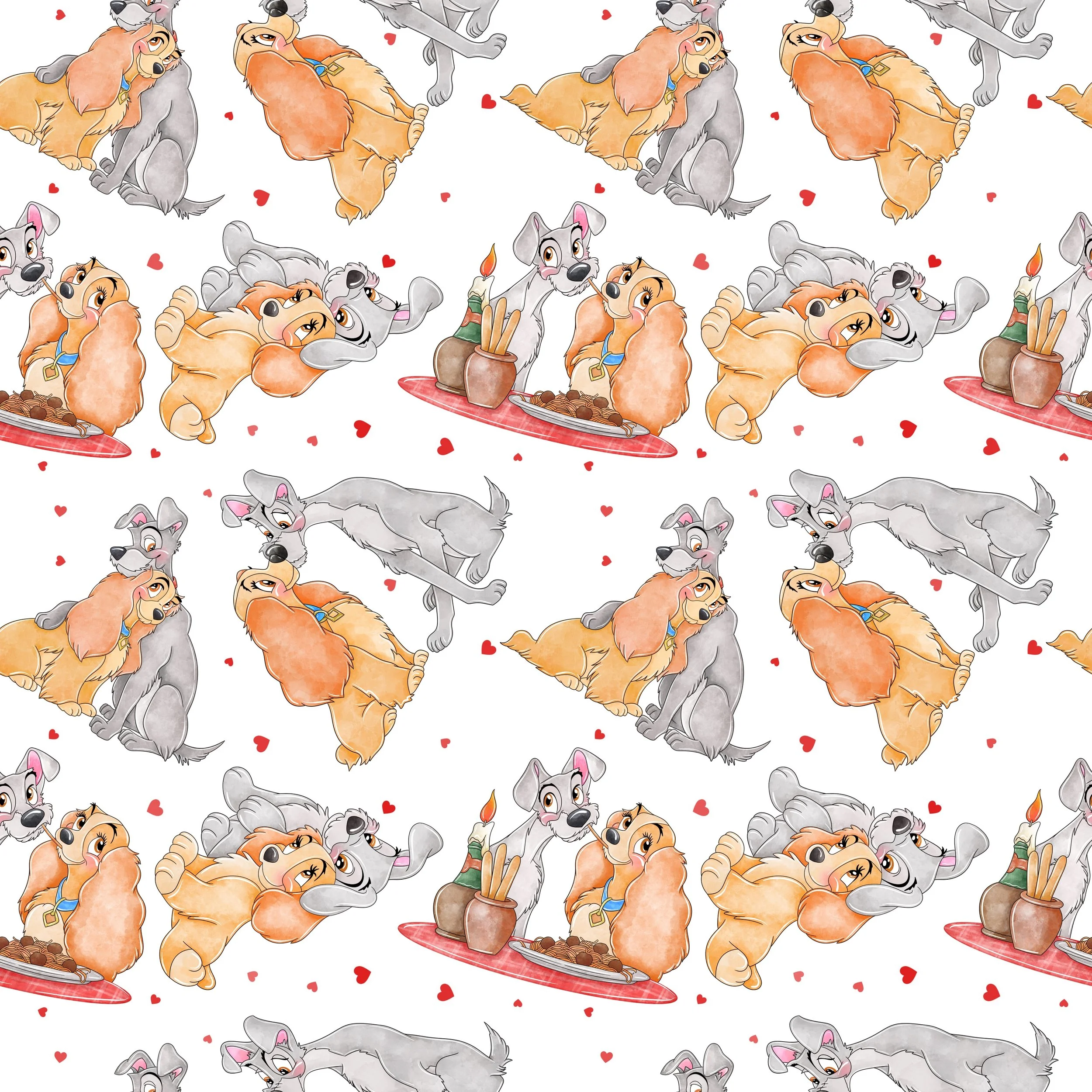 PREORDER - ROUND 29 - SCRUB TOP - 3100 LADY & THE TRAMP