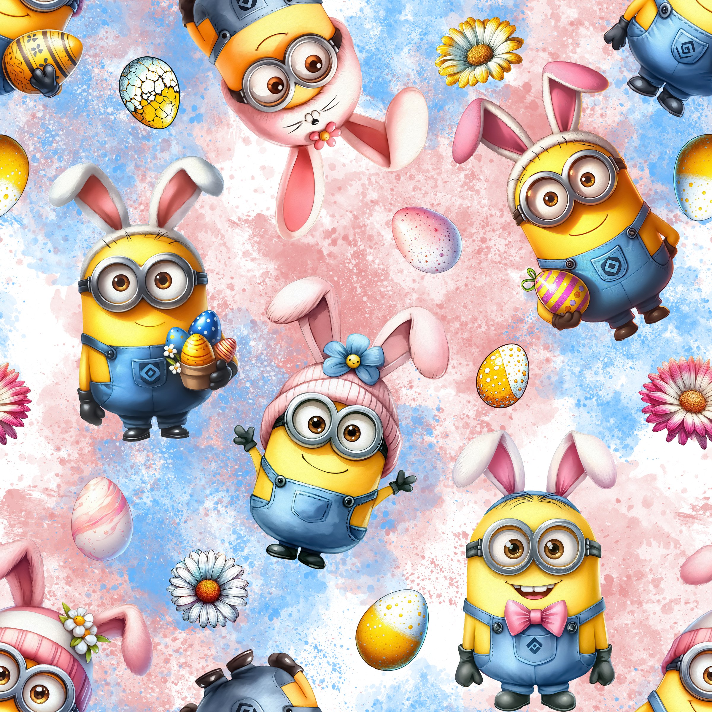 PREORDER - ROUND 29 - SCRUB TOP - 1020 A MINION EASTER