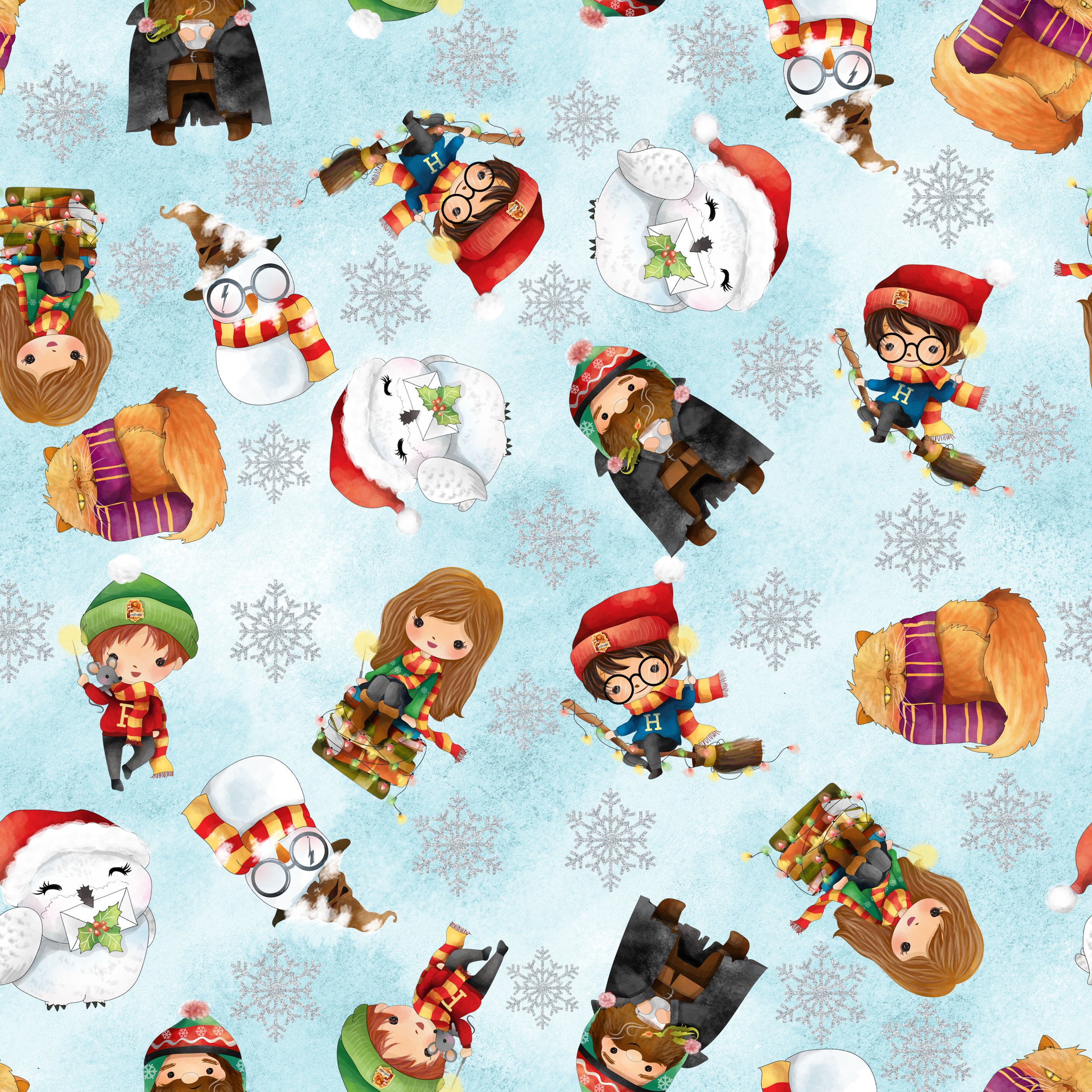 PREORDER - ROUND 29 - SCRUB TOP - 2006 CHRISTMAS HARRY POTTER CREW