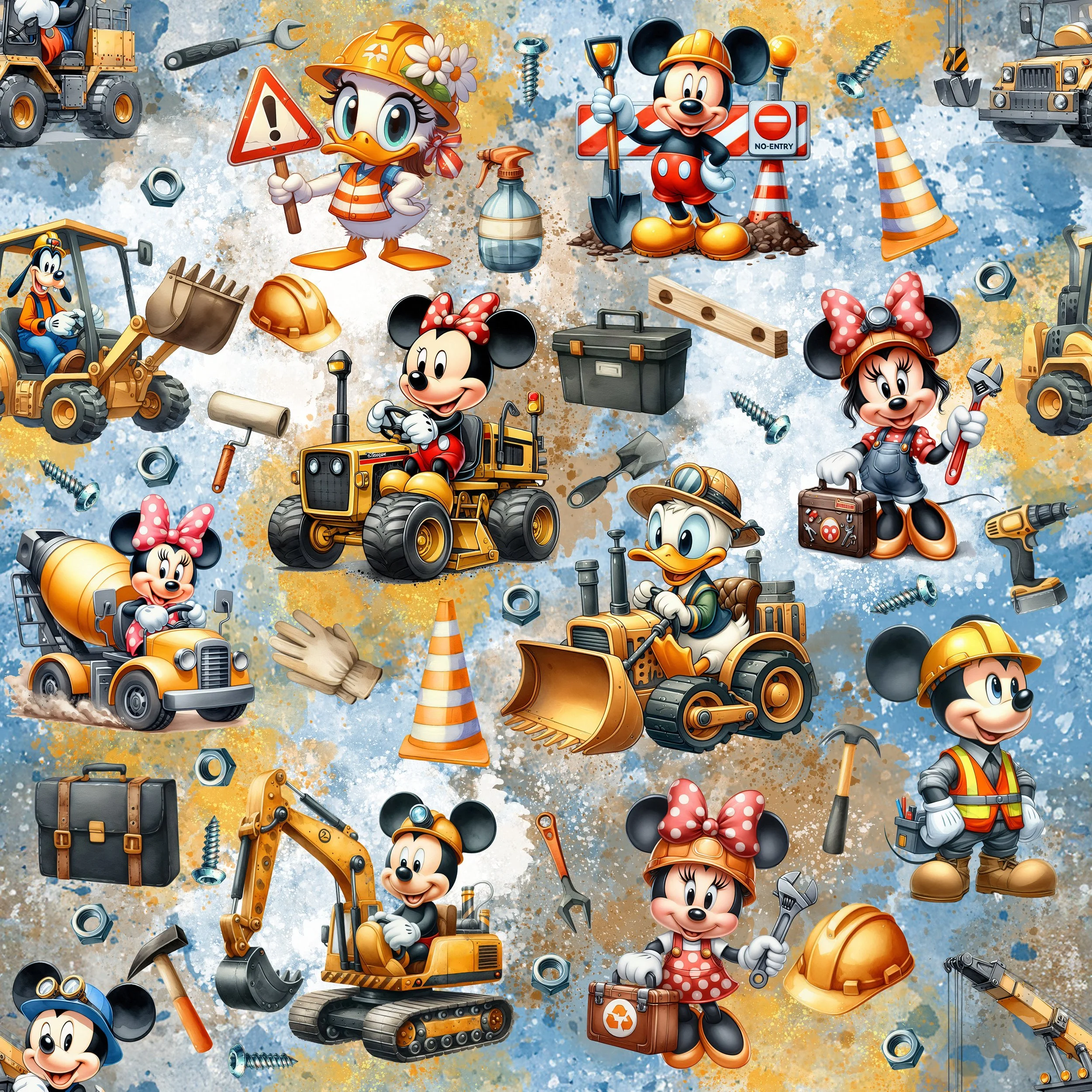 PREORDER - ROUND 31 - SCRUB TOP - 3247 MICKEY CREW WORK LIFE