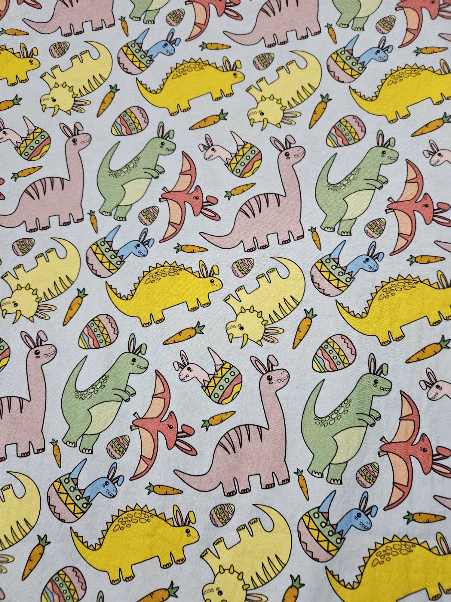 Scrub Top - Dino Easter