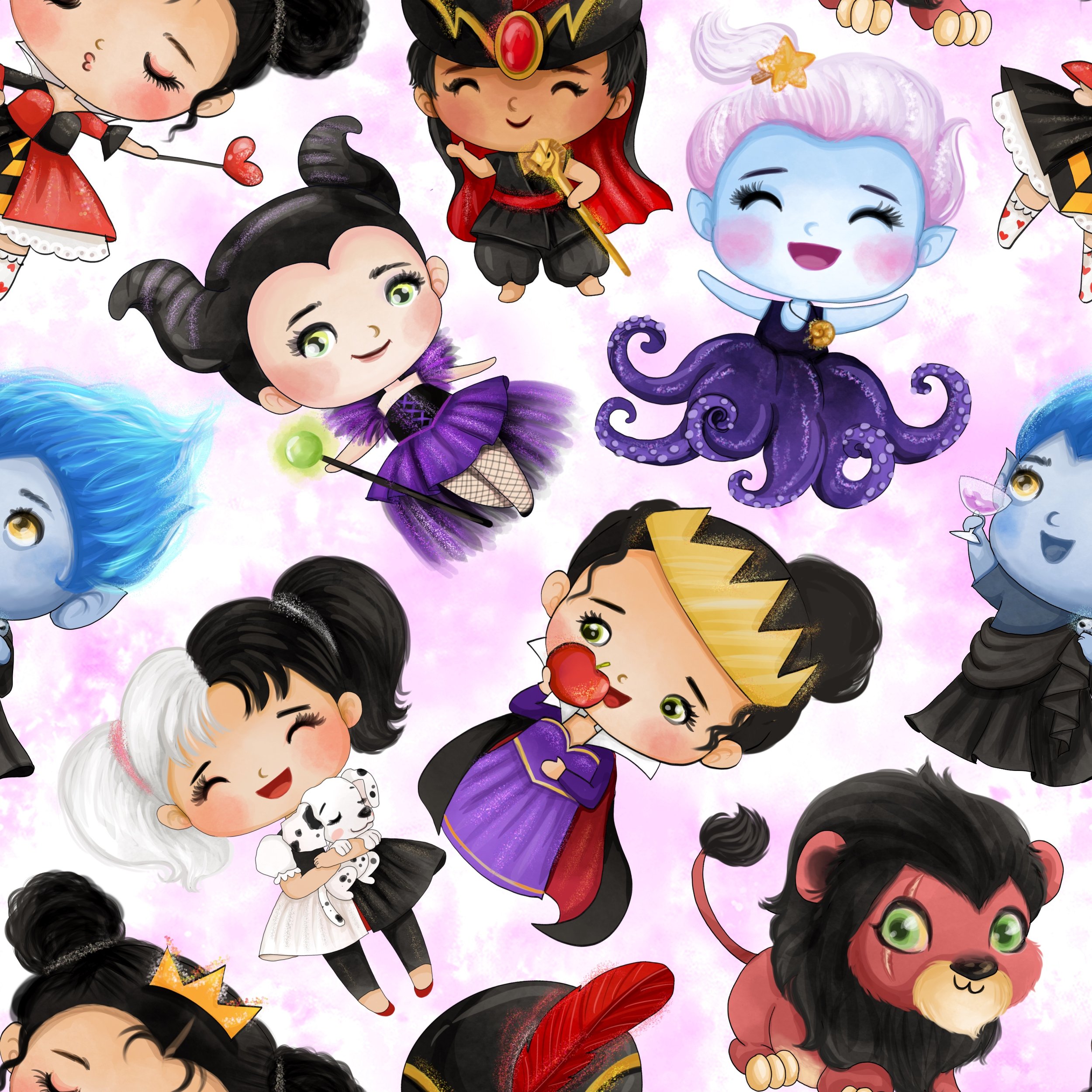 Scrub Top - 3060 Disney Villains
