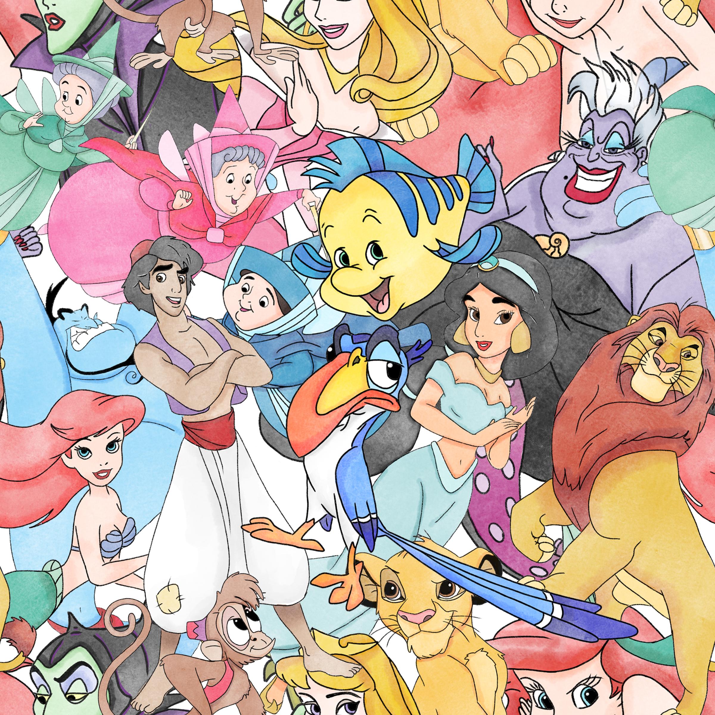 PREORDER - ROUND 29 - SCRUB TOP - 3113 DISNEY TOSS