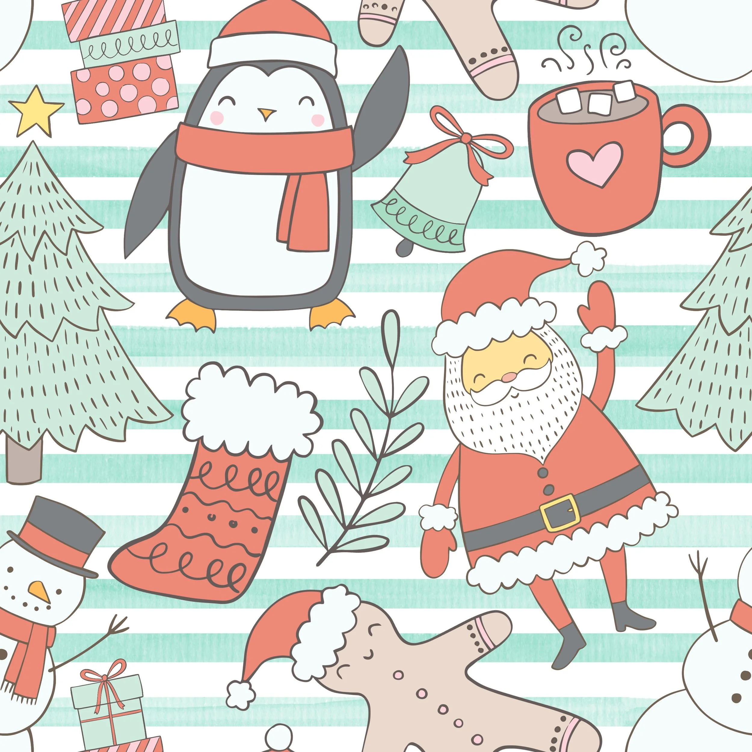 PREORDER - ROUND 31 - SCRUB TOP - 2050 TRADITIONAL SANTA CREW