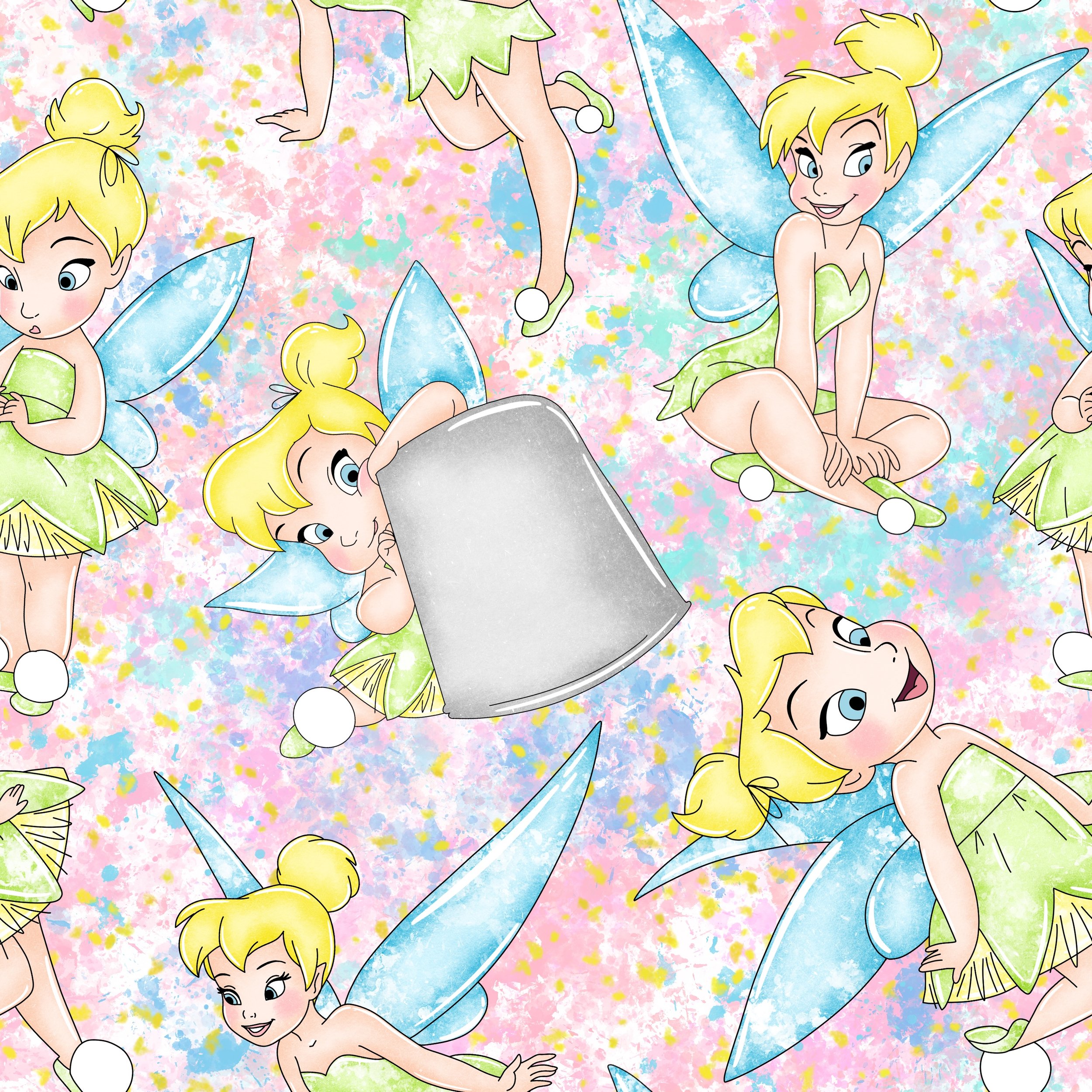 Scrub Top - 3150 Tinkerbell