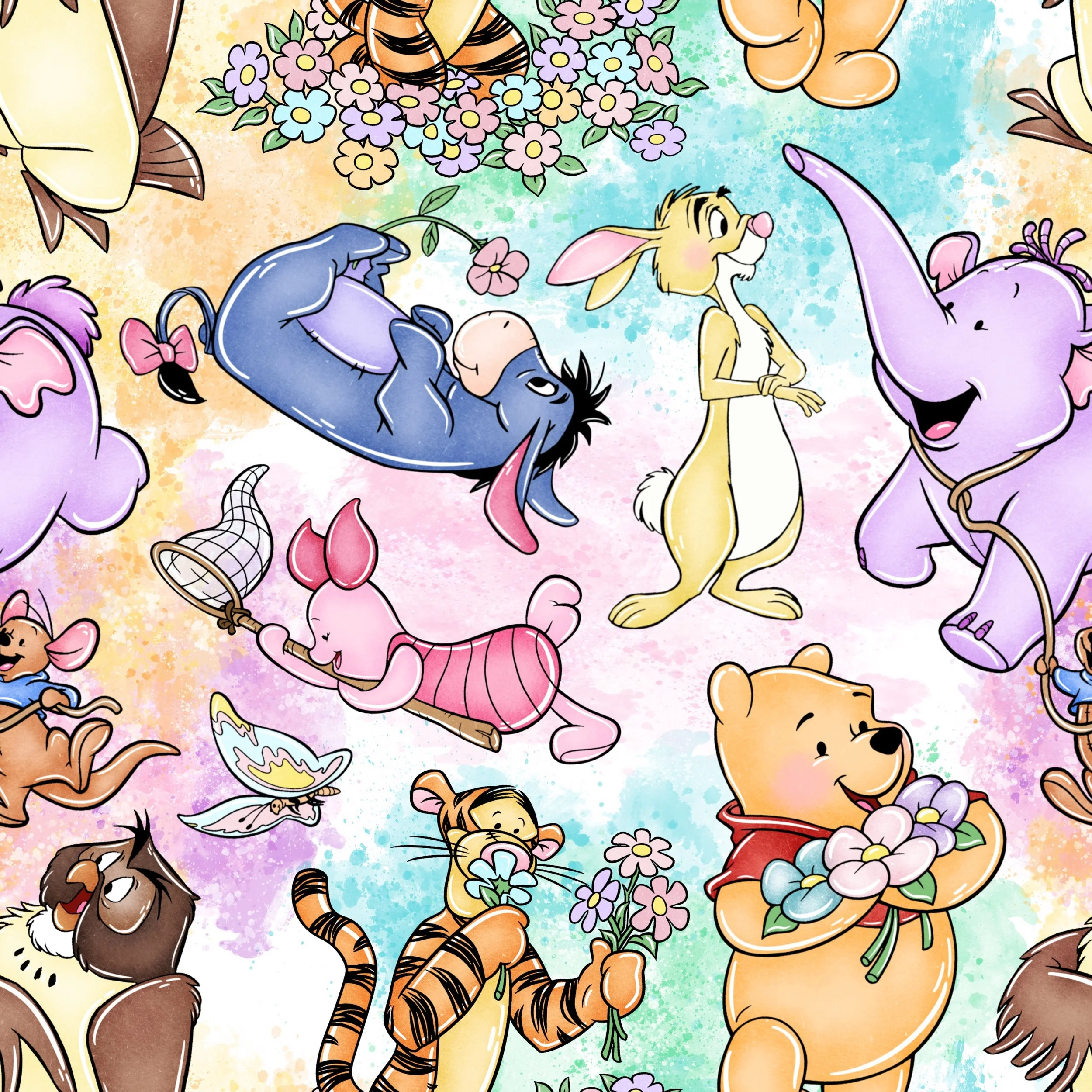 PREORDER - ROUND 30 - SCRUB TOP - 3178 WINNIE CREW ADVENTURES