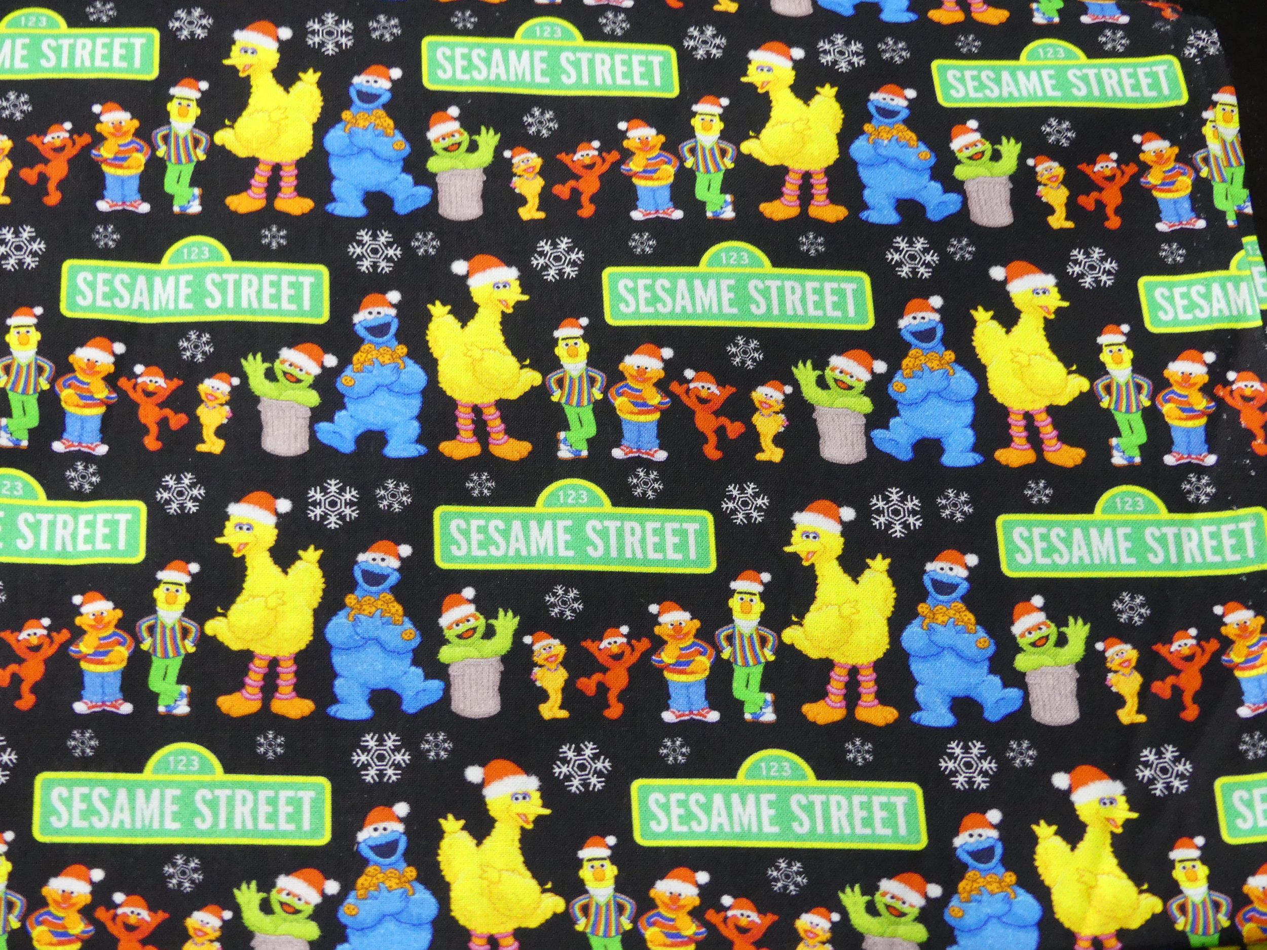 Christmas Scrub Top - Sesame Street Christmas