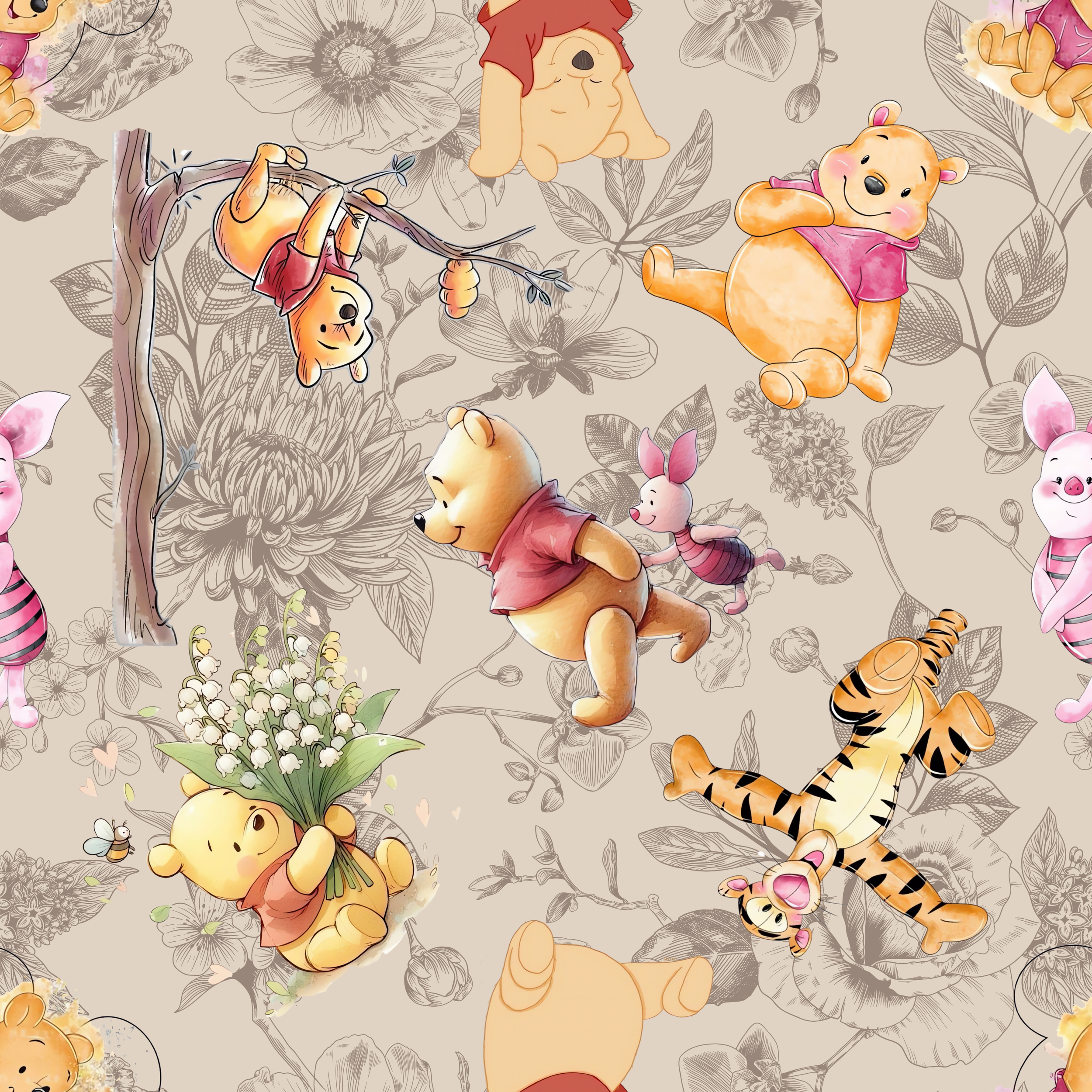 PREORDER - ROUND 29 - SCRUB TOP - 3260 VINTAGE WINNIE CREW