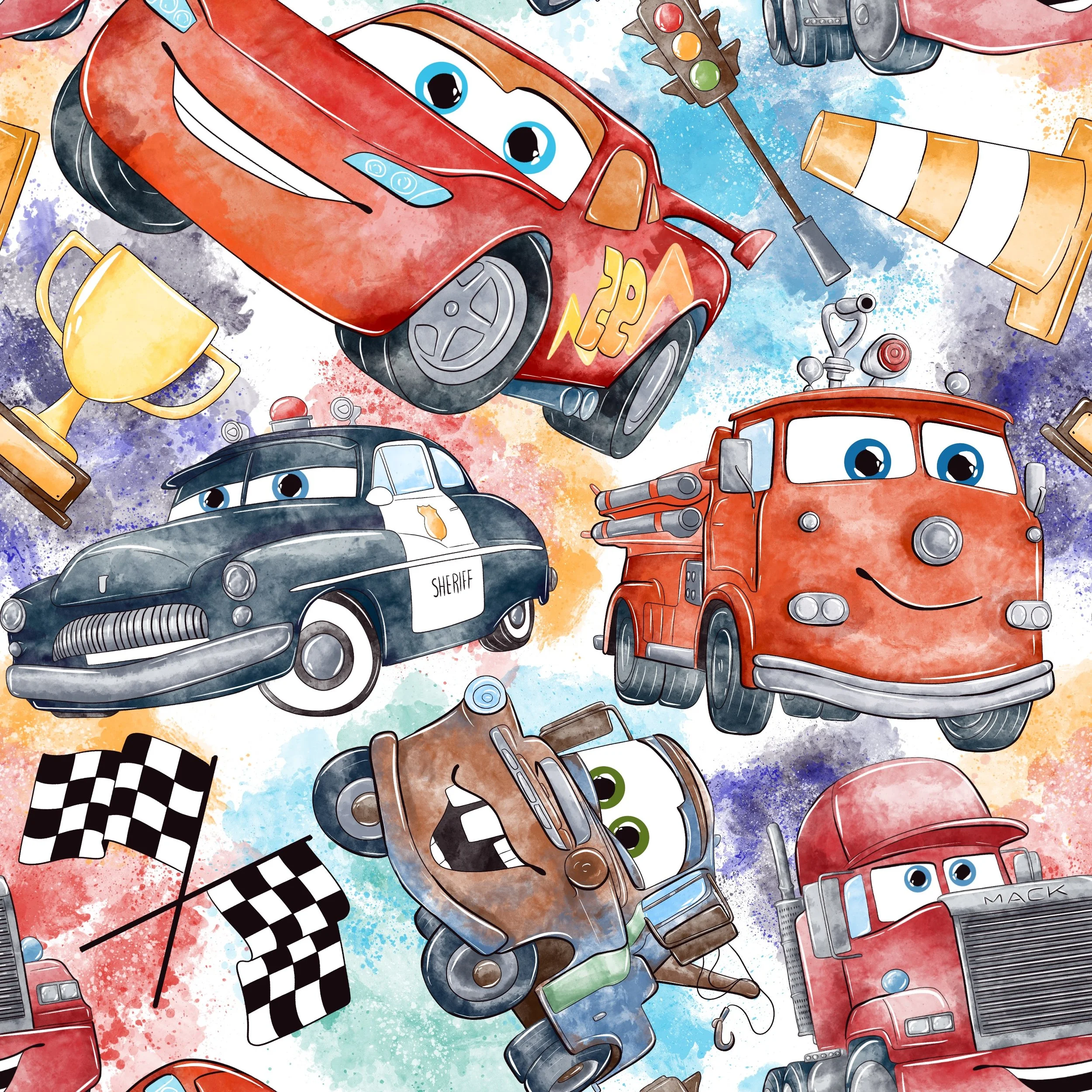 PREORDER - ROUND 29 - SCRUB TOP - 3032 CARS