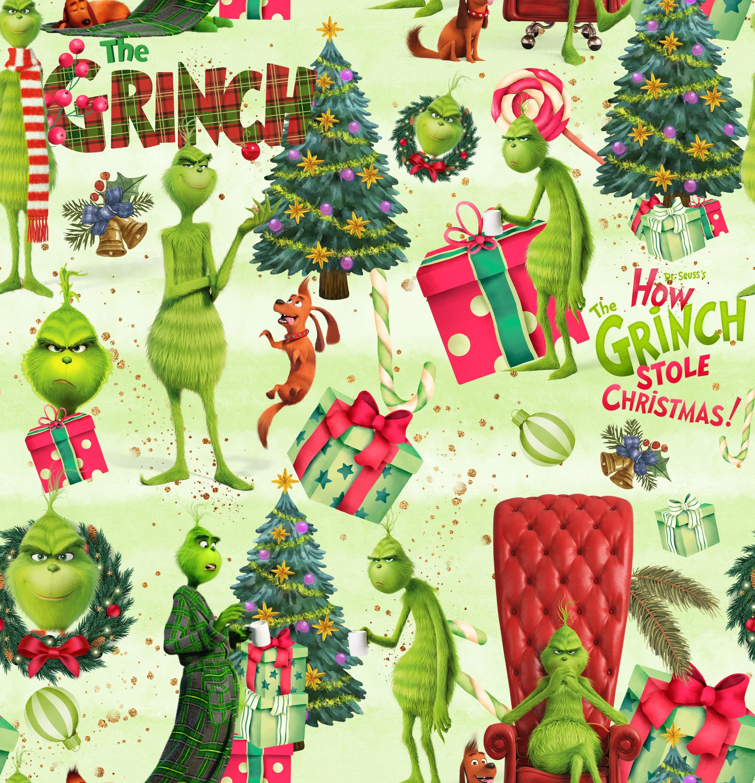 PREORDER - ROUND 31 - SCRUB TOP - 2003 CHRISTMAS GRINCH
