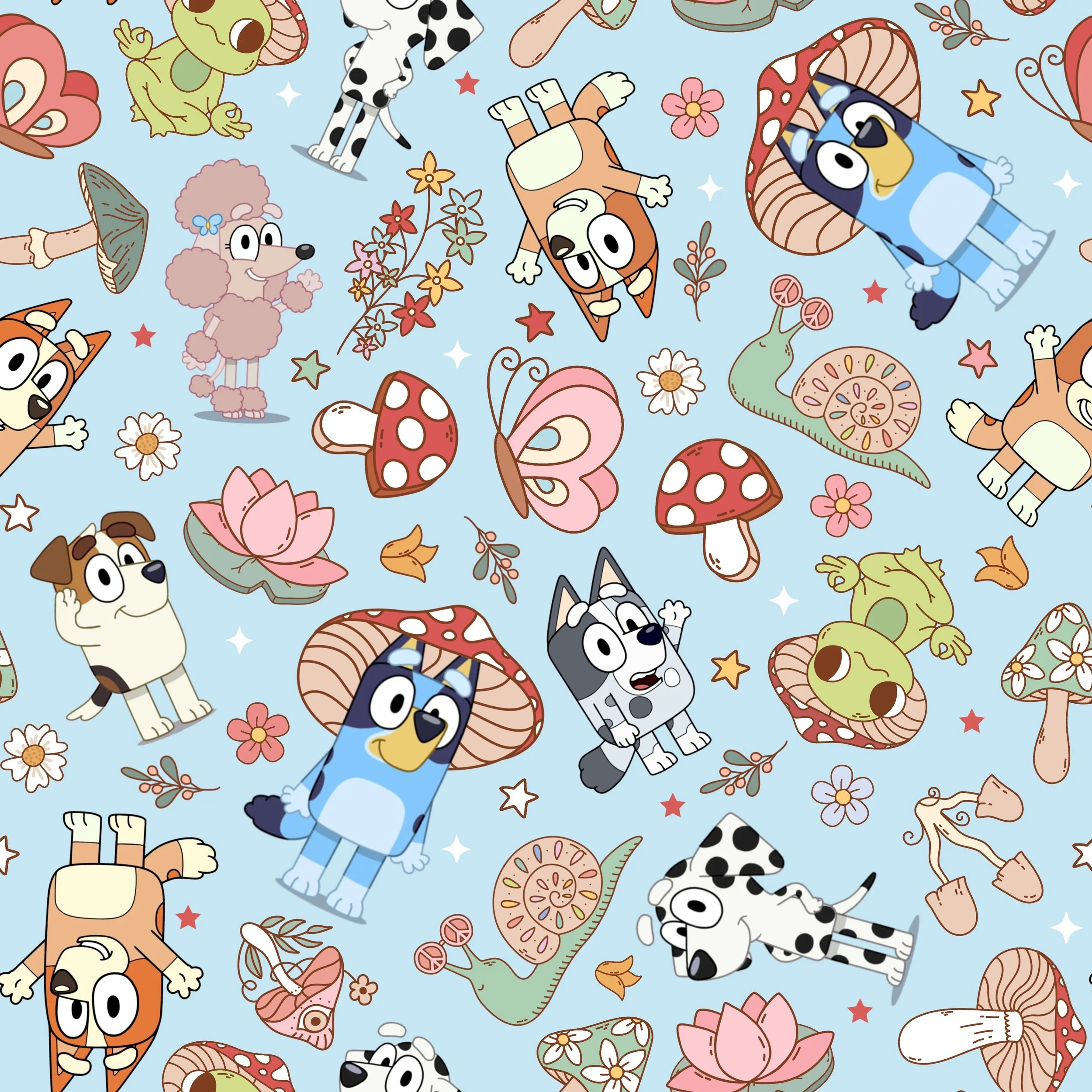 PREORDER - ROUND 29 - SCRUB TOP - 3092 BLUEY WOODLAND