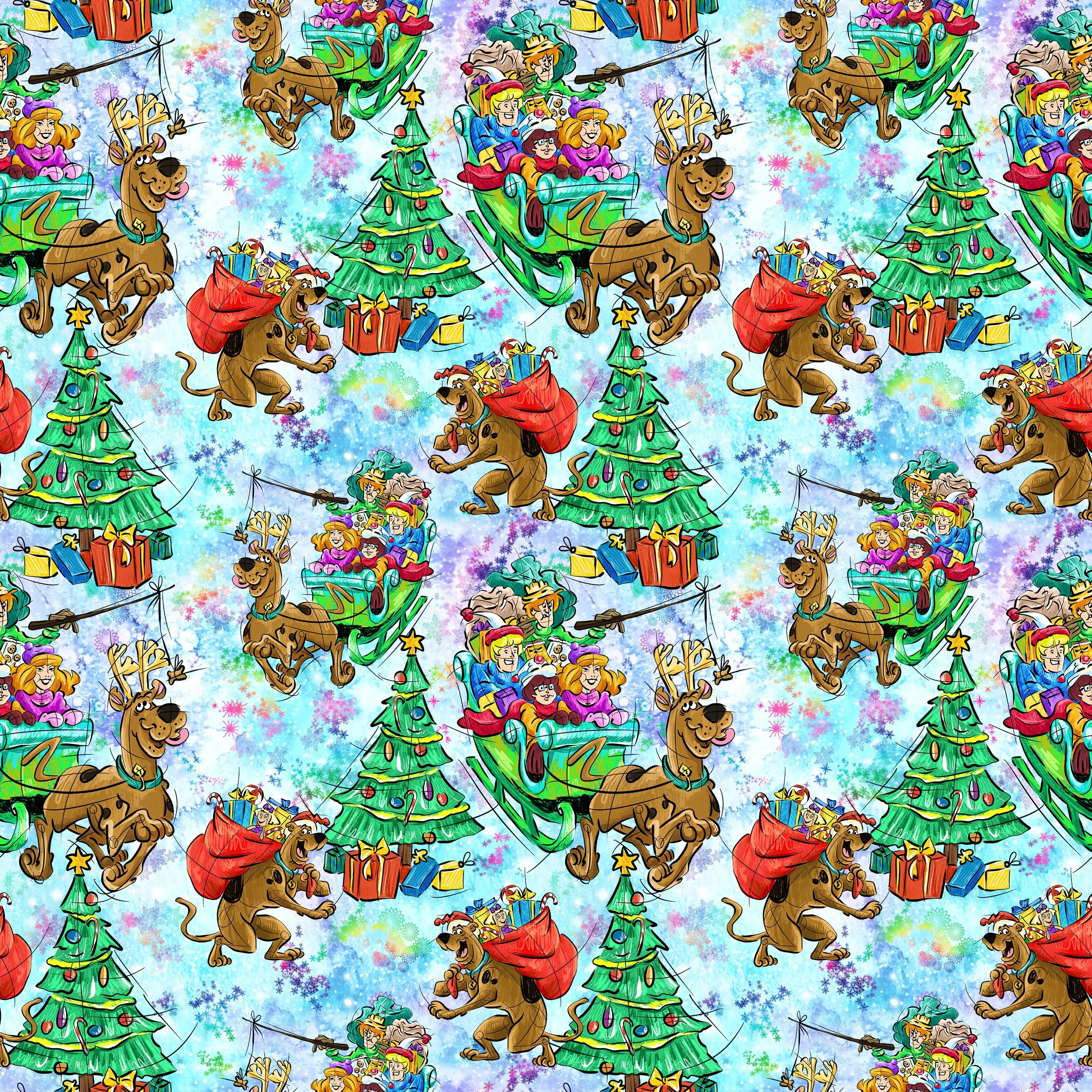 PREORDER - ROUND 31 - SCRUB TOP - 2011 CHRISTMAS SCOOBY