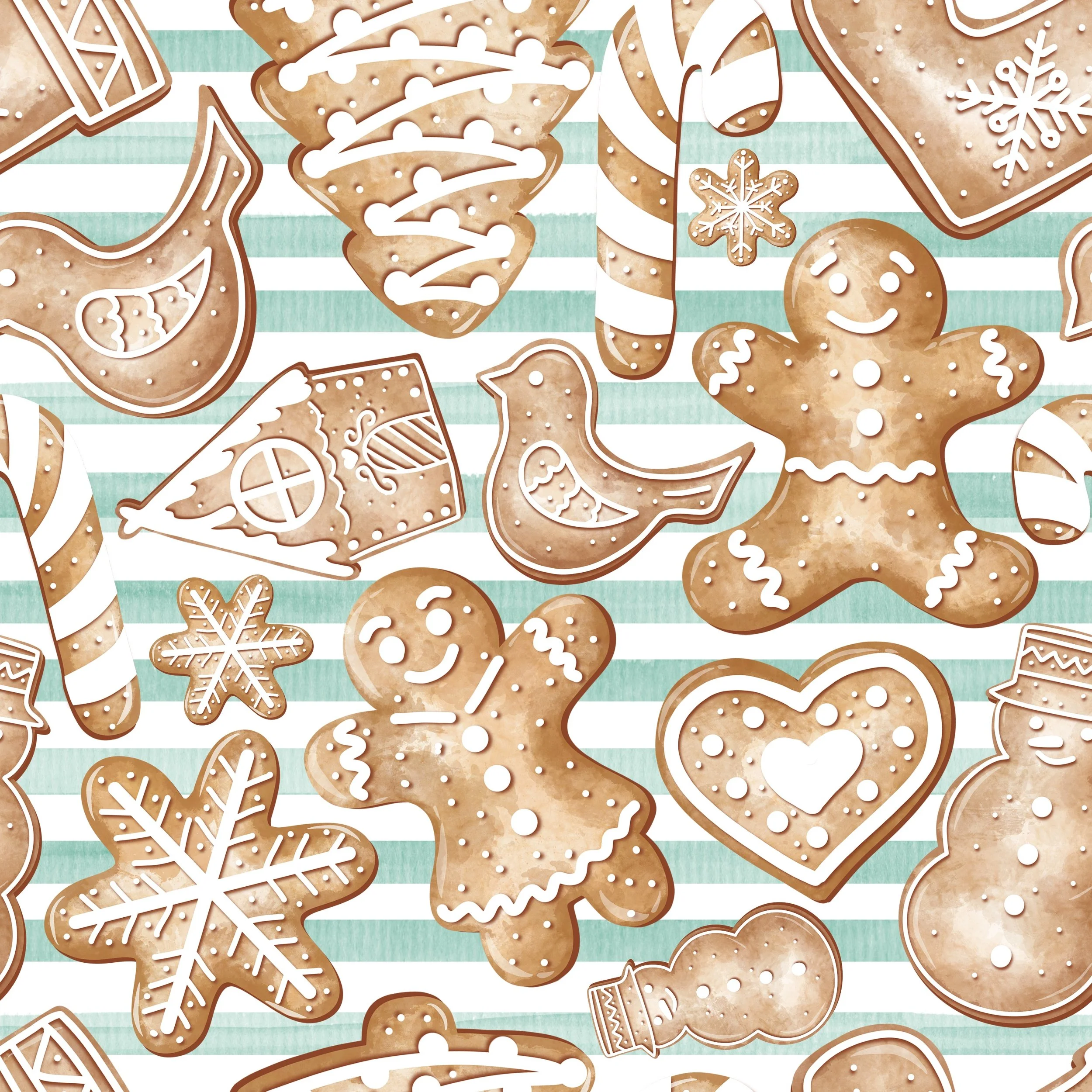 PREORDER - ROUND 31 - SCRUB TOP - 2051 CHRISTMAS COOKIES