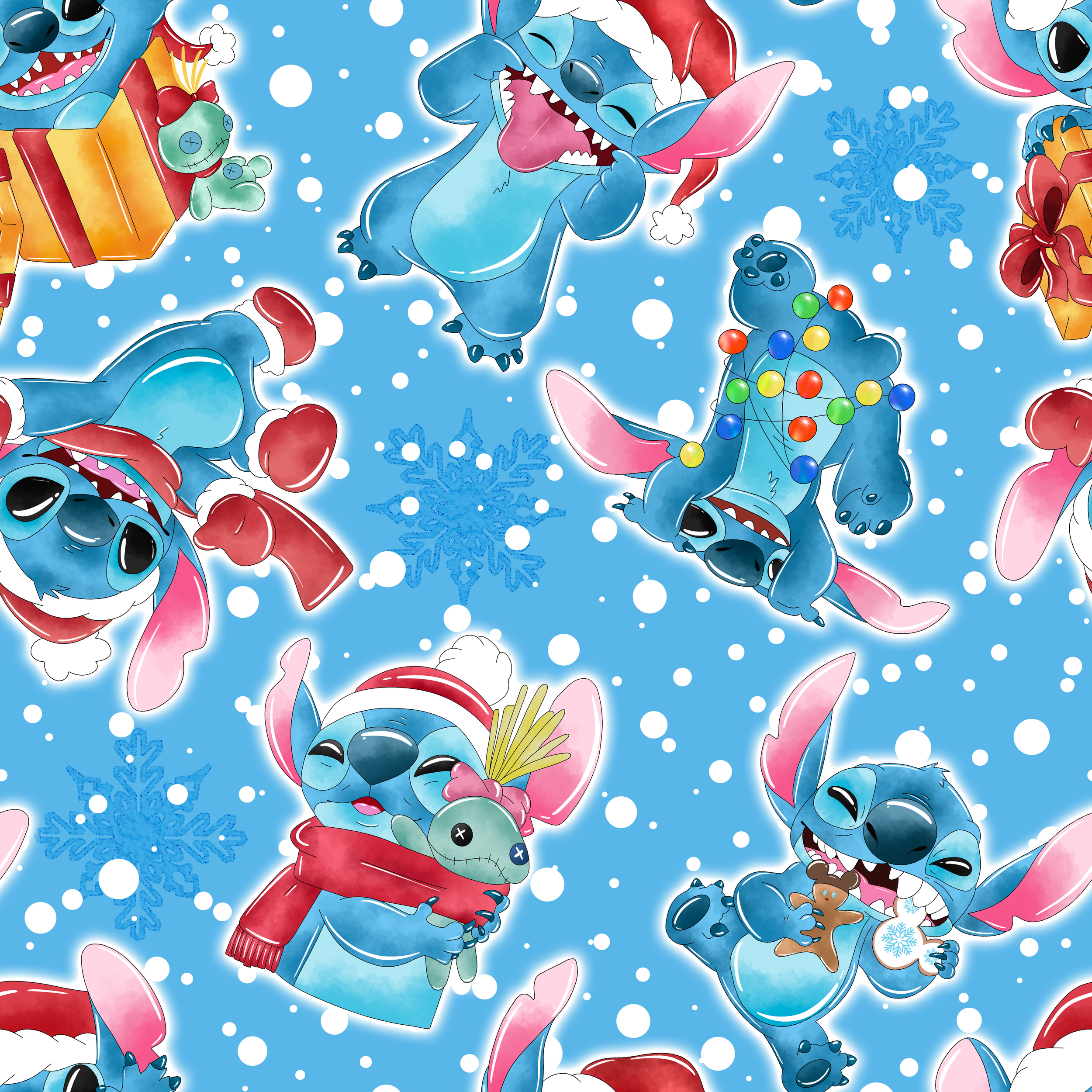 PREORDER - ROUND 29 - SCRUB TOP - 2020 CHRISTMAS STITCH