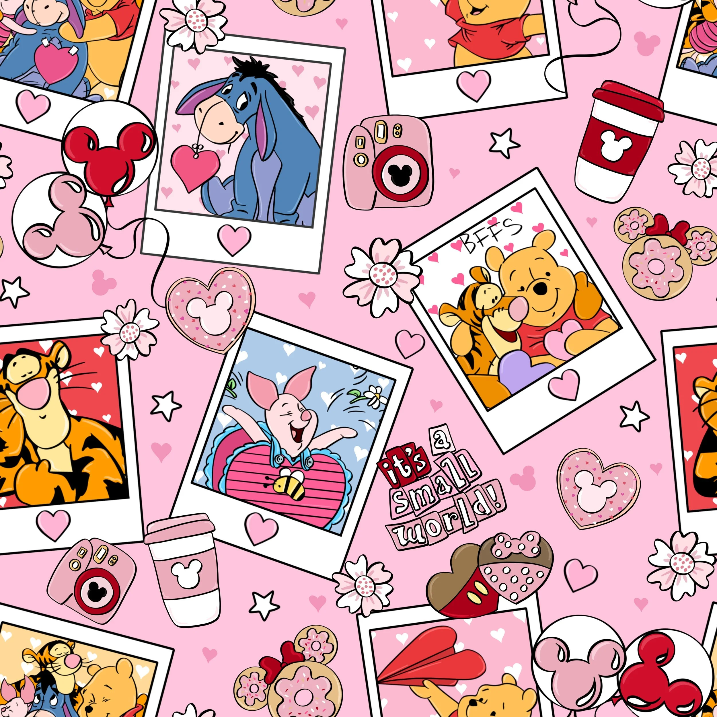 PREORDER - ROUND 29 - SCRUB TOP - 6013 WINNIE CREW LOVE