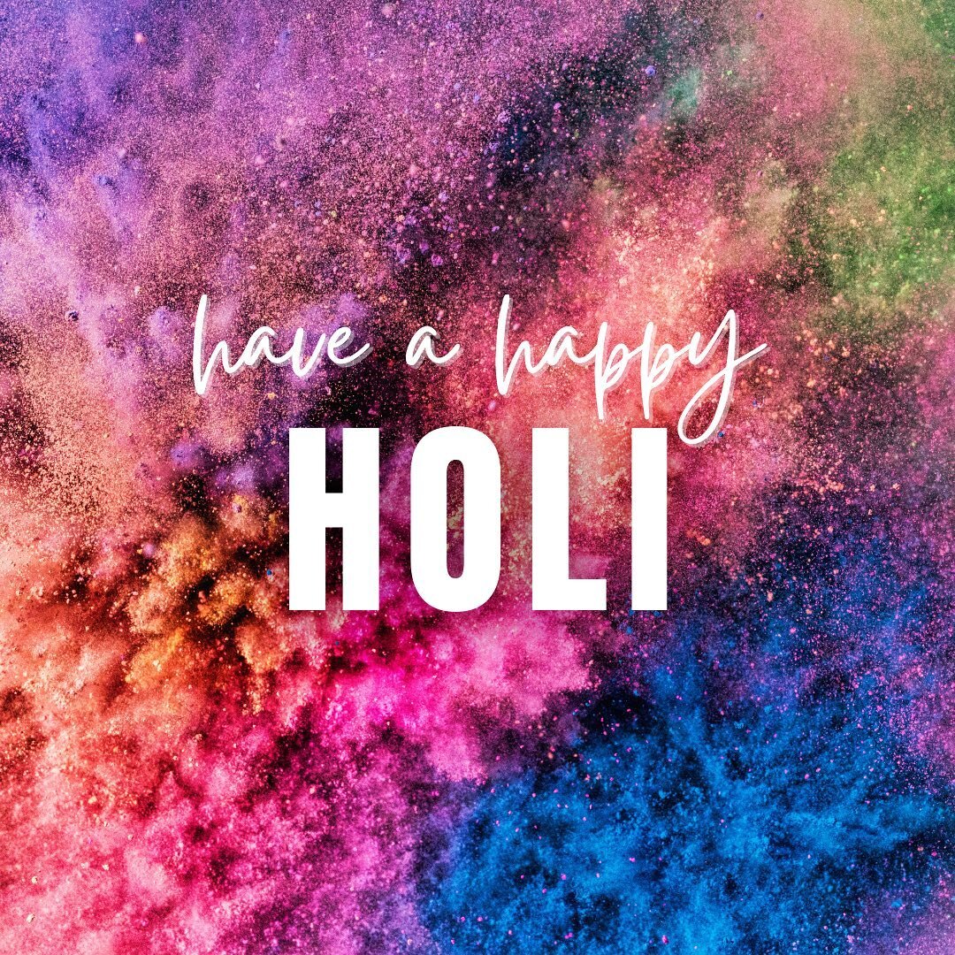 Wishing everyone celebrating a happy and colourful holi 🎉 

#happyholi