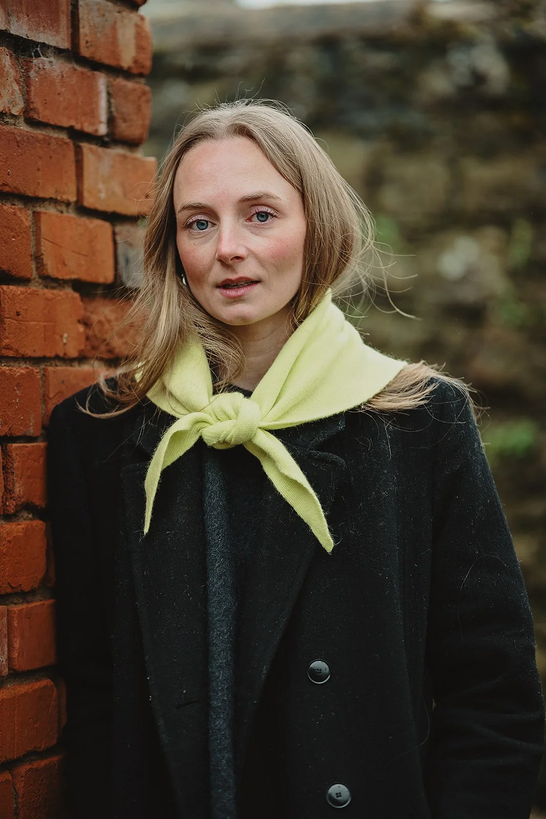 NEON Triangle Wool Scarf